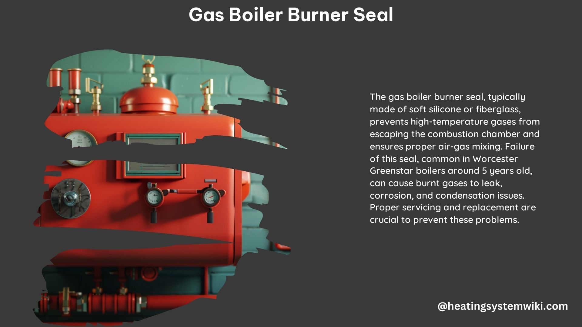 Gas Boiler Burner Seal