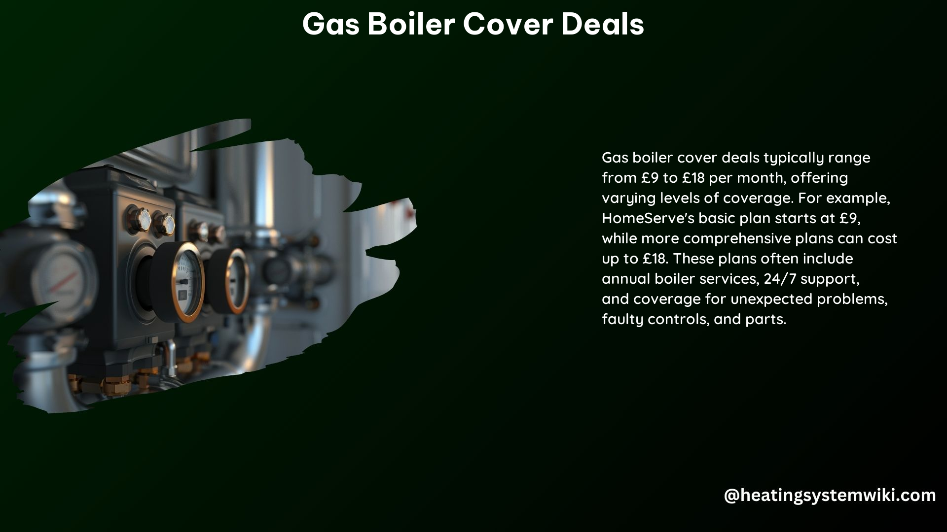 Gas Boiler Cover Deals