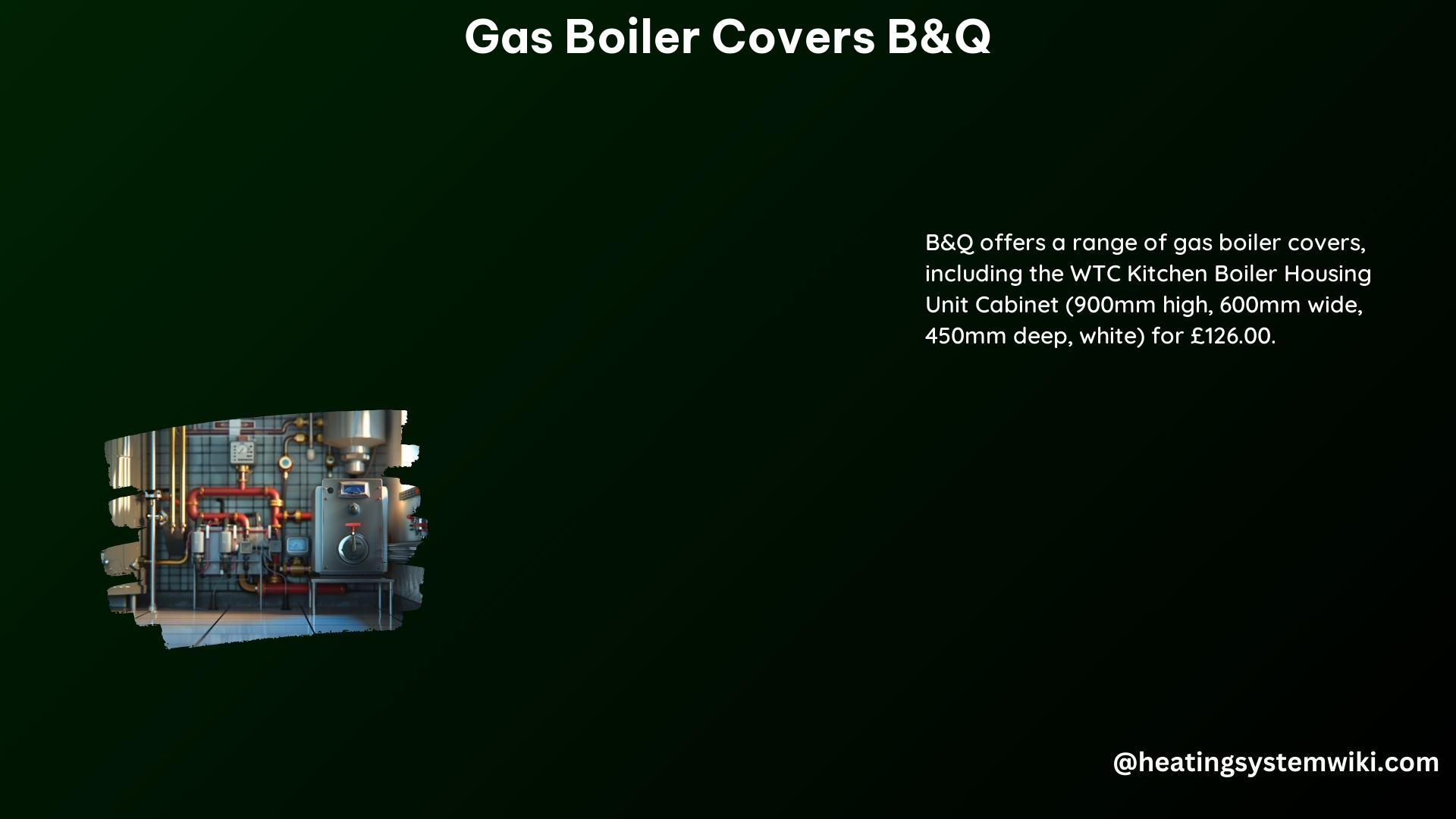 Gas Boiler Covers B&Q