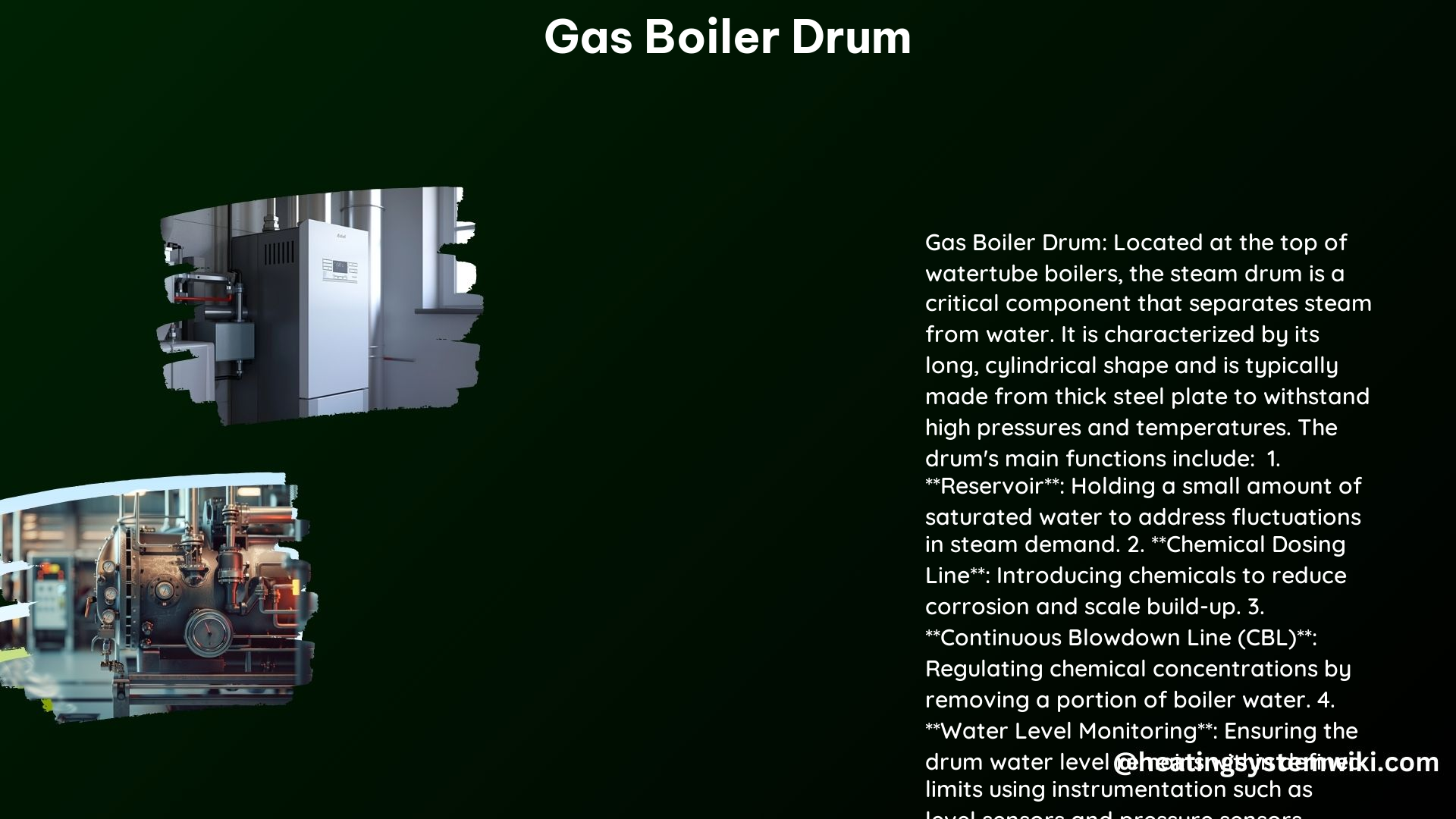 Gas Boiler Drum