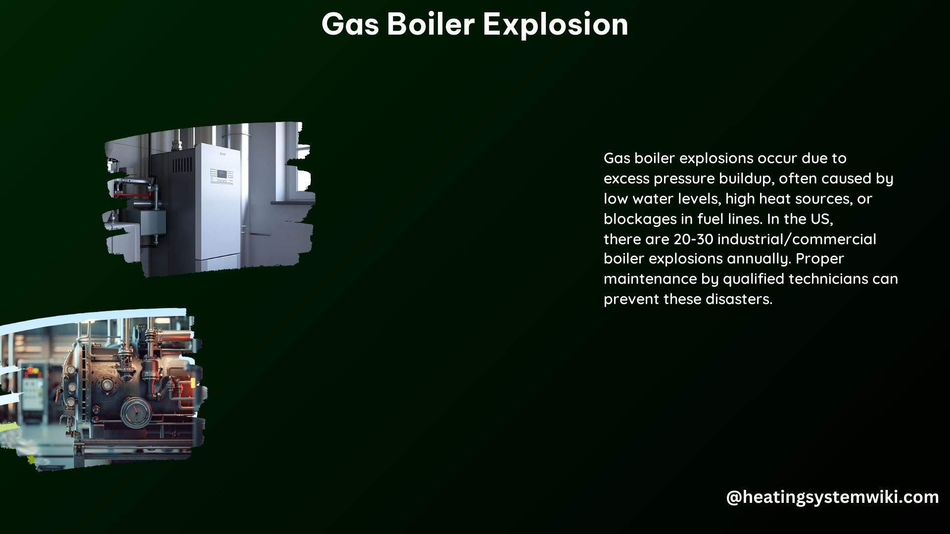 Gas Boiler Explosion