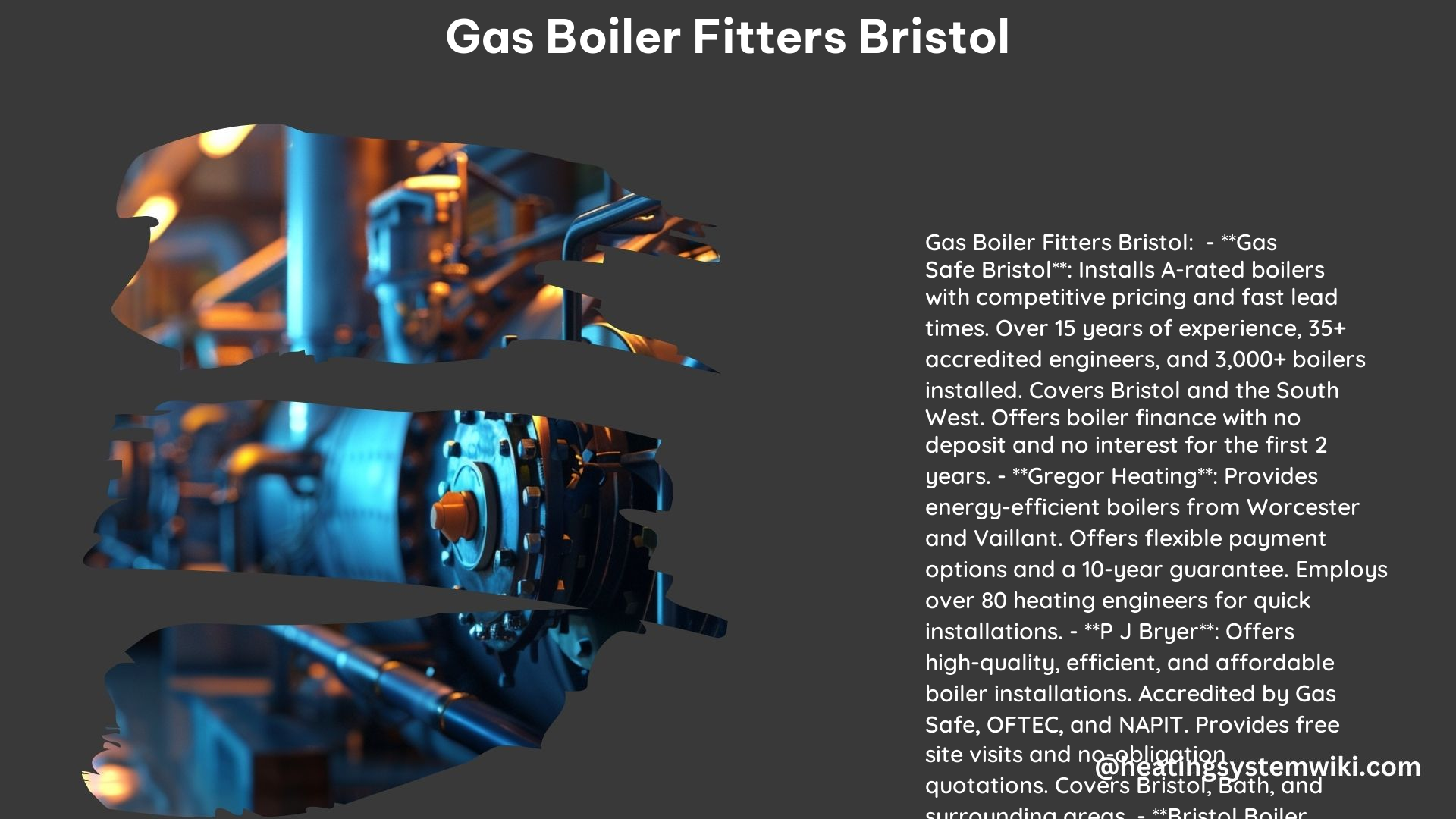 Gas Boiler Fitters Bristol