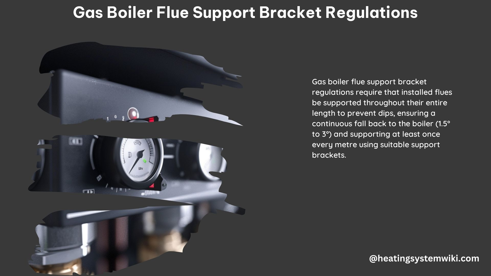 Gas Boiler Flue Support Bracket Regulations