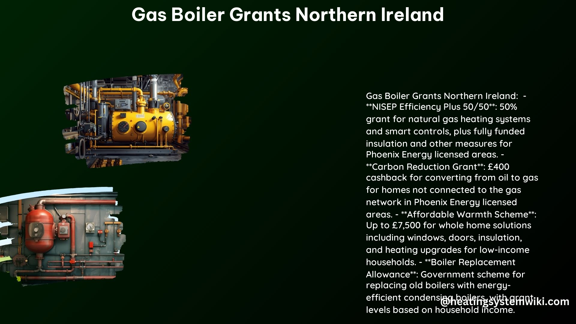 Gas Boiler Grants Northern Ireland