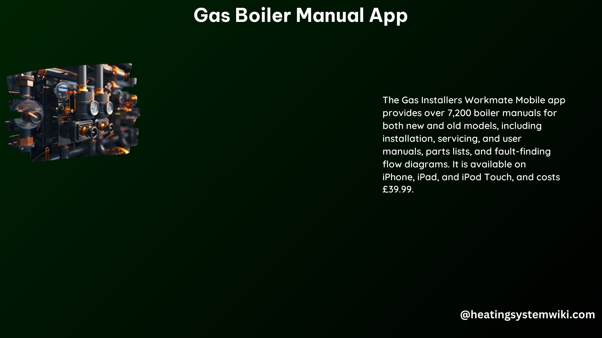 Gas Boiler Manual App