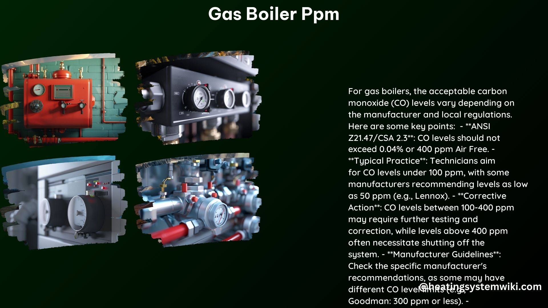 Gas Boiler PPM