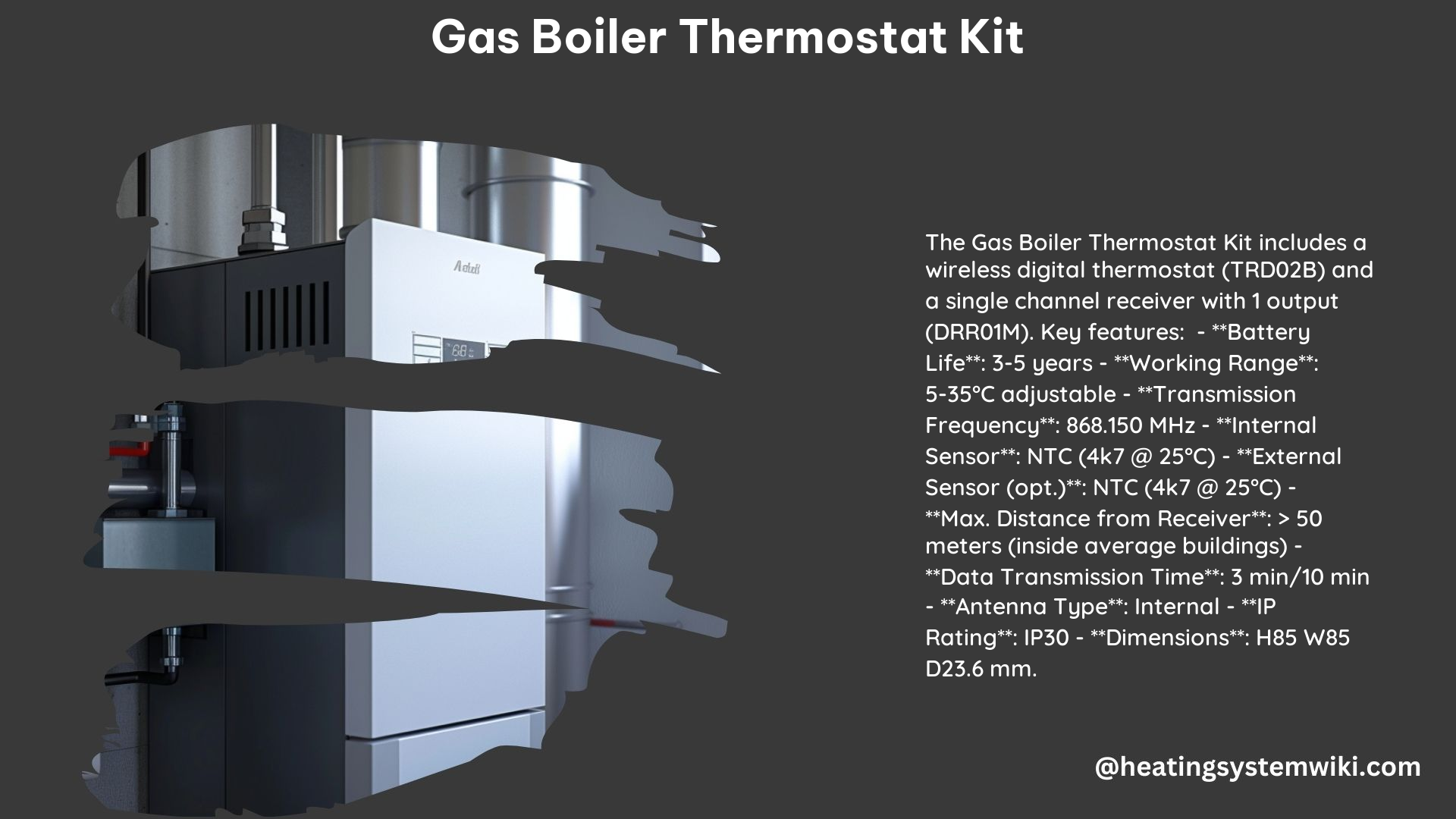 Gas Boiler Thermostat Kit