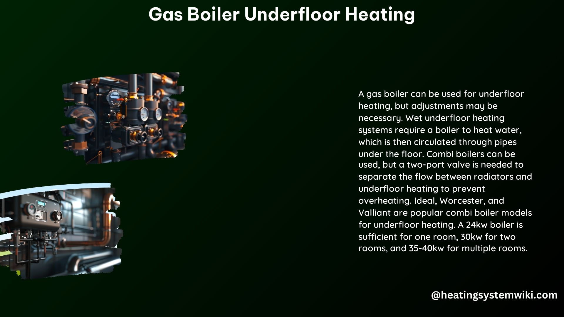 Gas Boiler Underfloor Heating