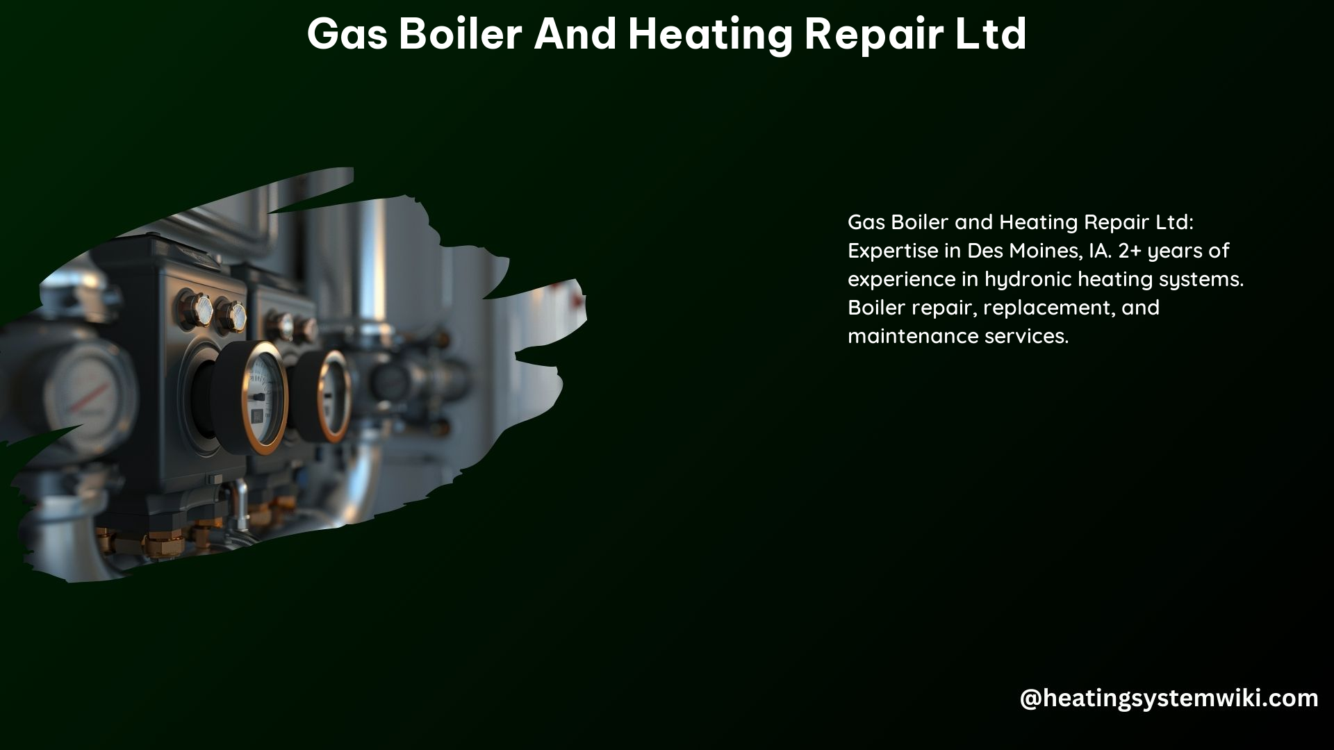 Gas Boiler and Heating Repair Ltd