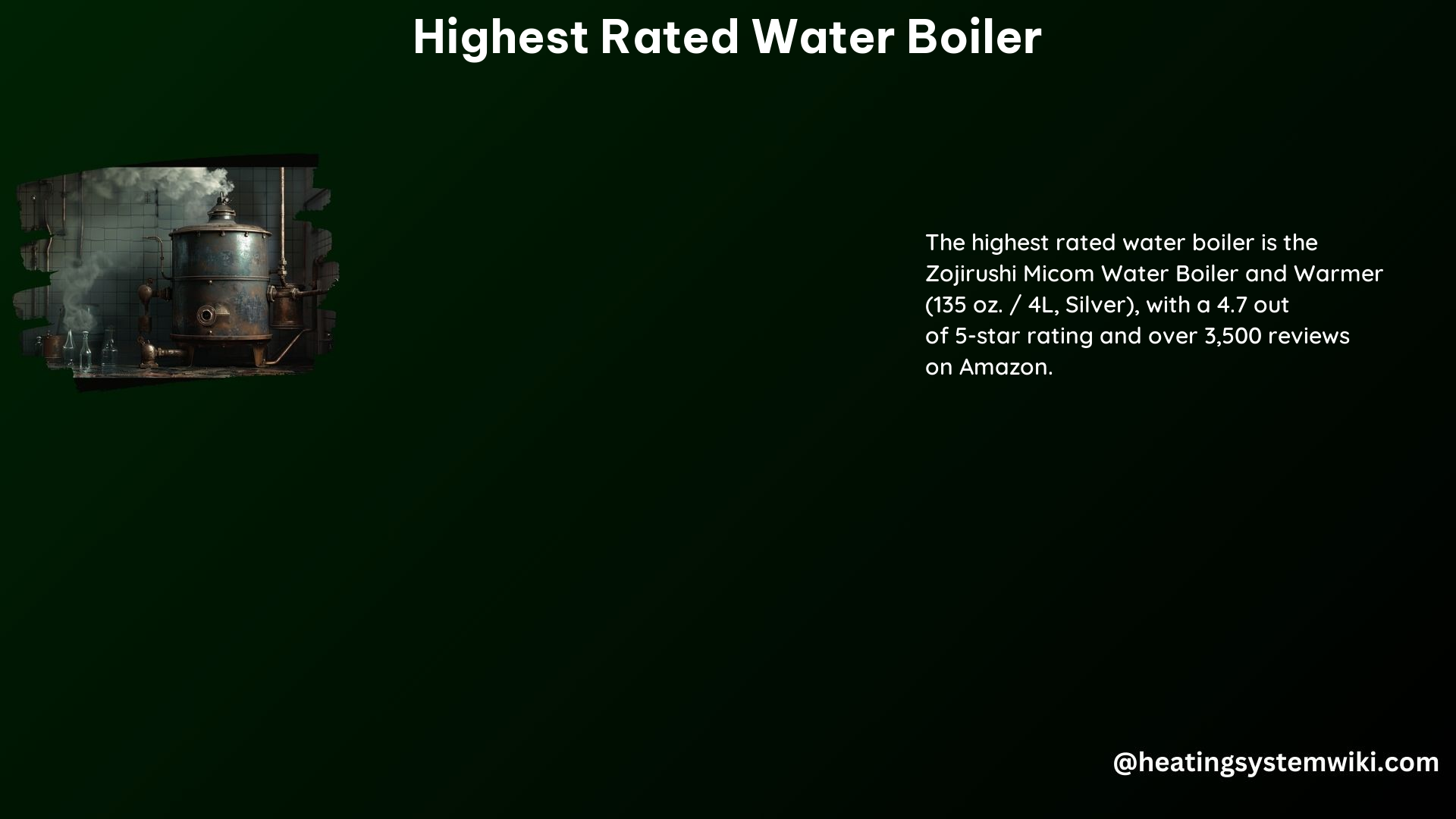 Highest Rated Water Boiler