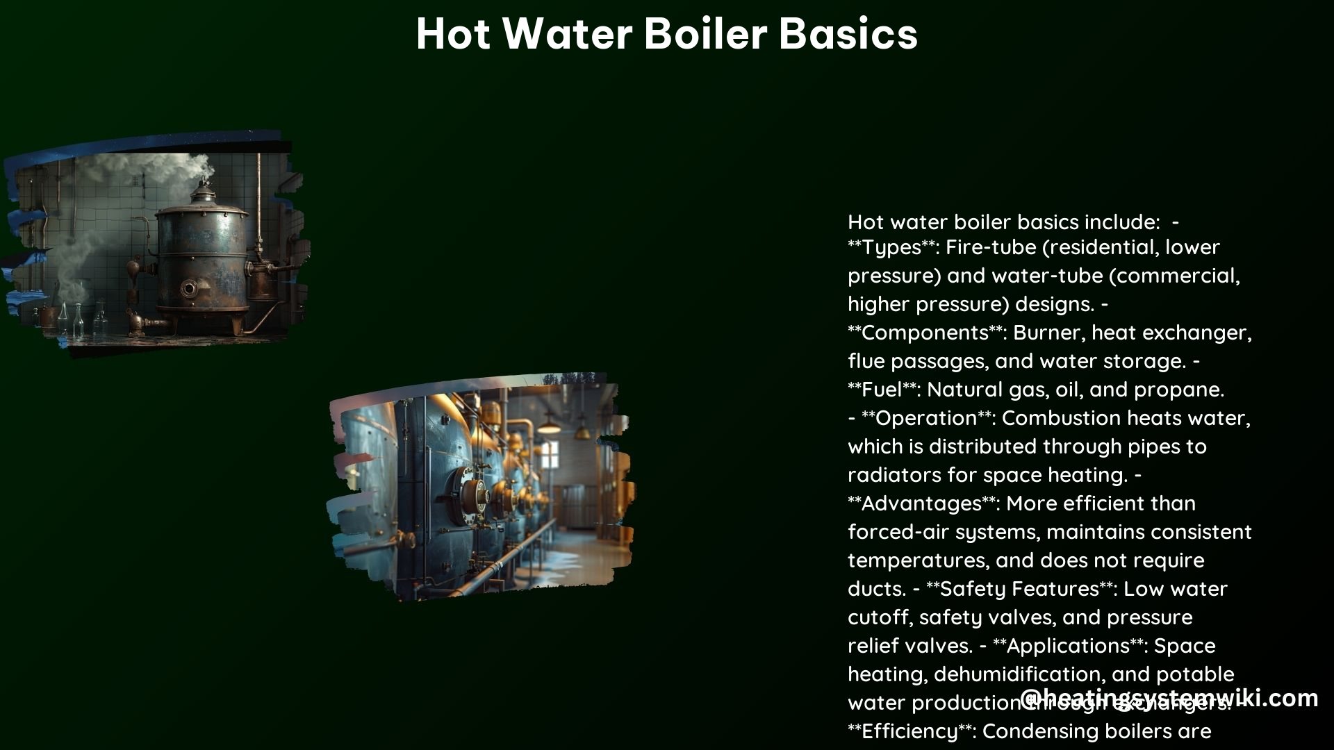 Hot Water Boiler Basics