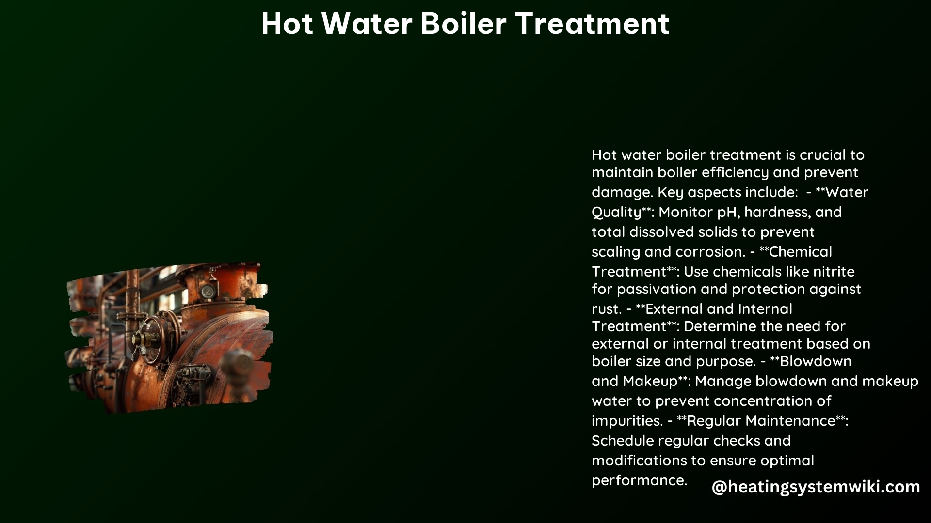 Hot Water Boiler Treatment