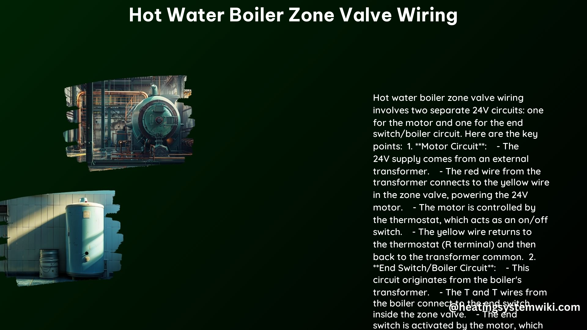 Hot Water Boiler Zone Valve Wiring