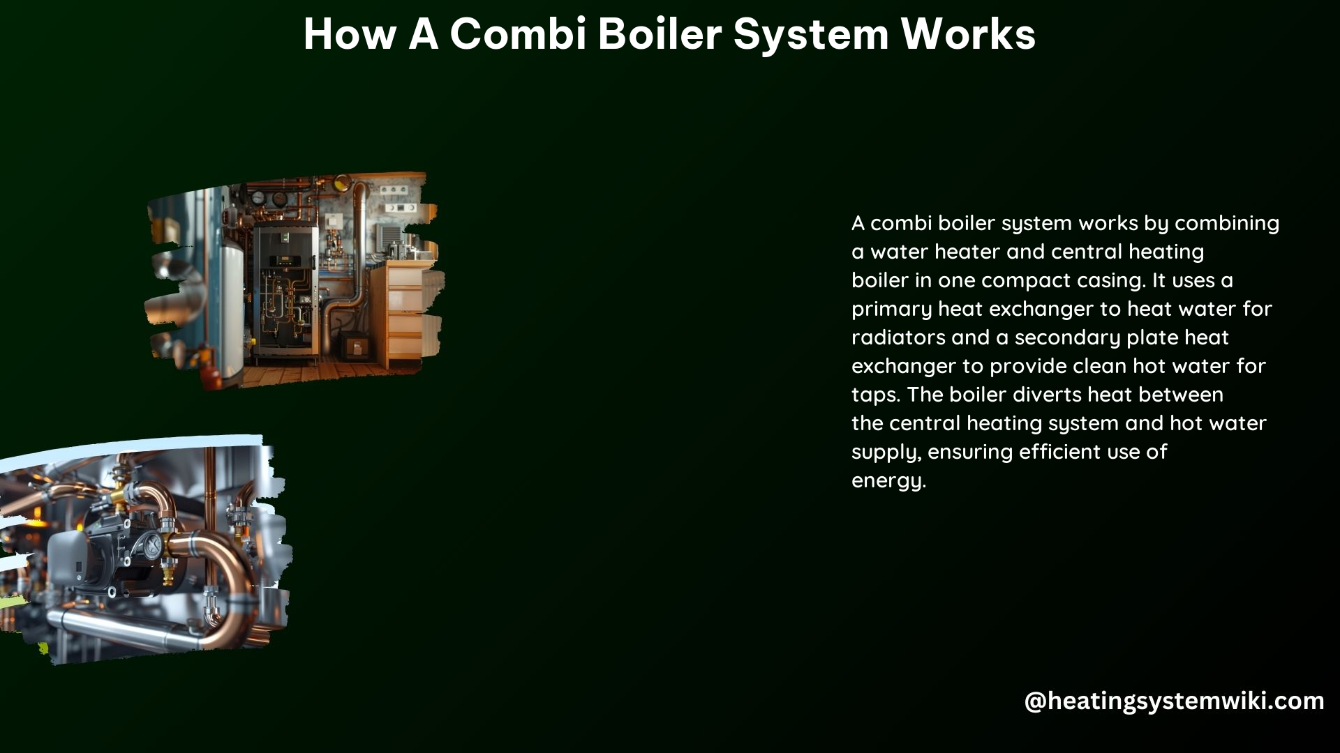 How a Combi Boiler System Works