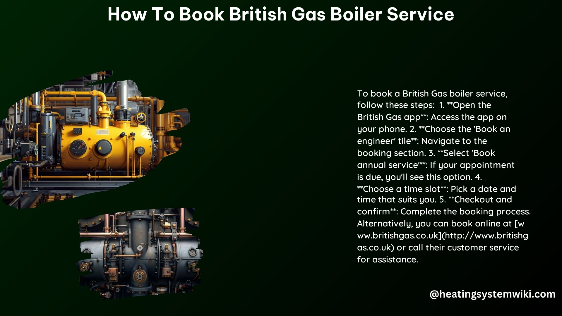 How to Book British Gas Boiler Service