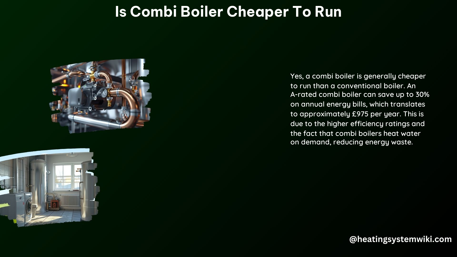 Is Combi Boiler Cheaper to Run