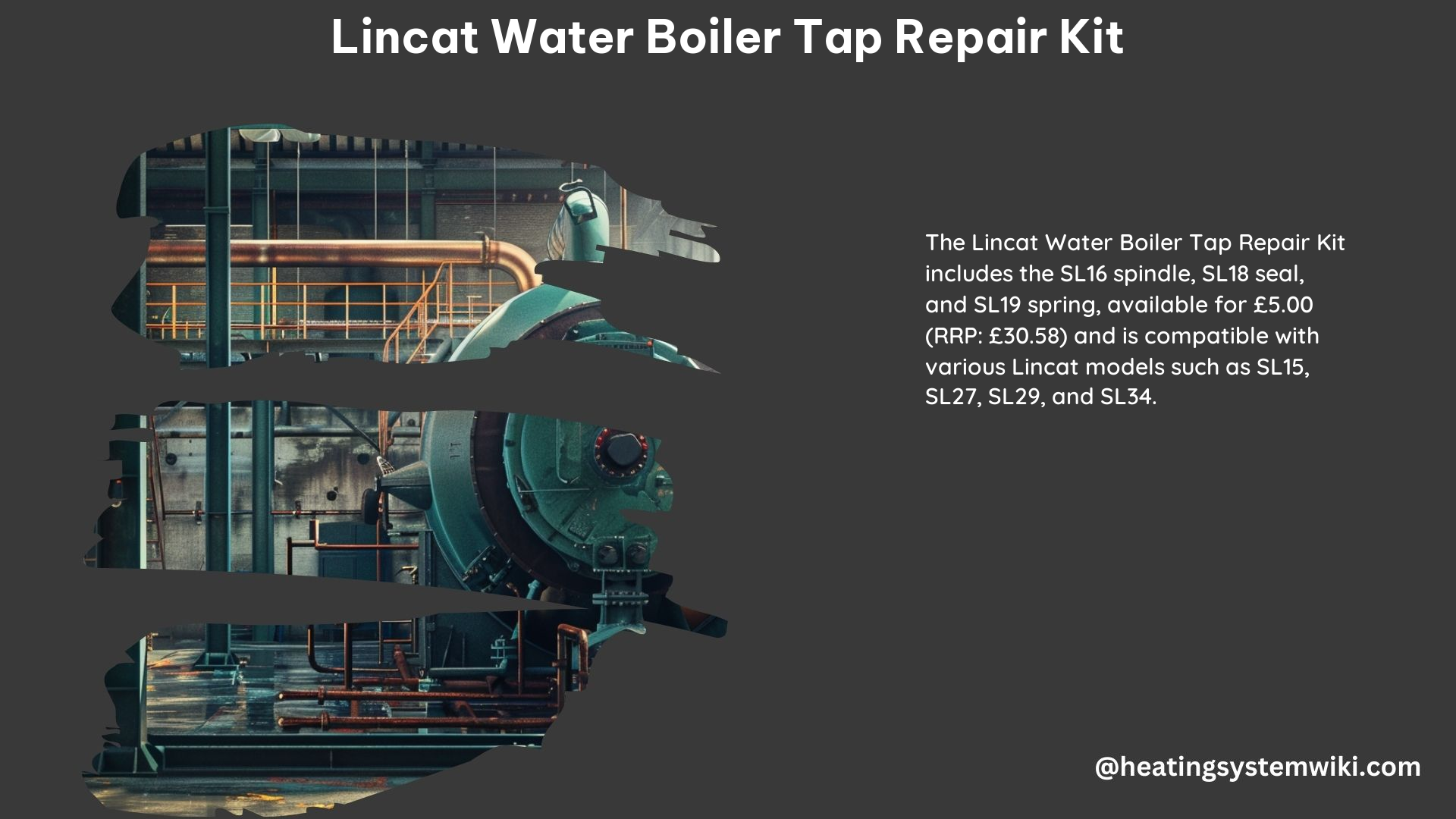 Lincat Water Boiler Tap Repair Kit