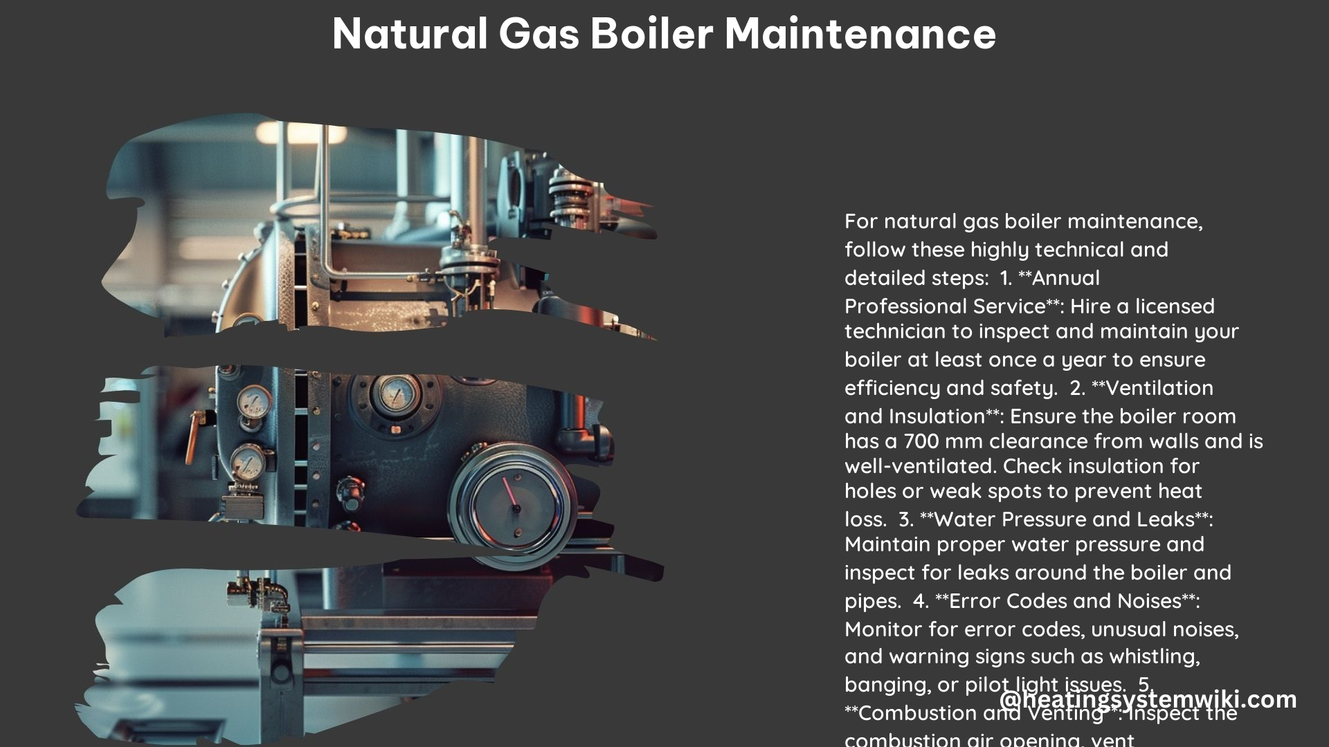 Natural Gas Boiler Maintenance