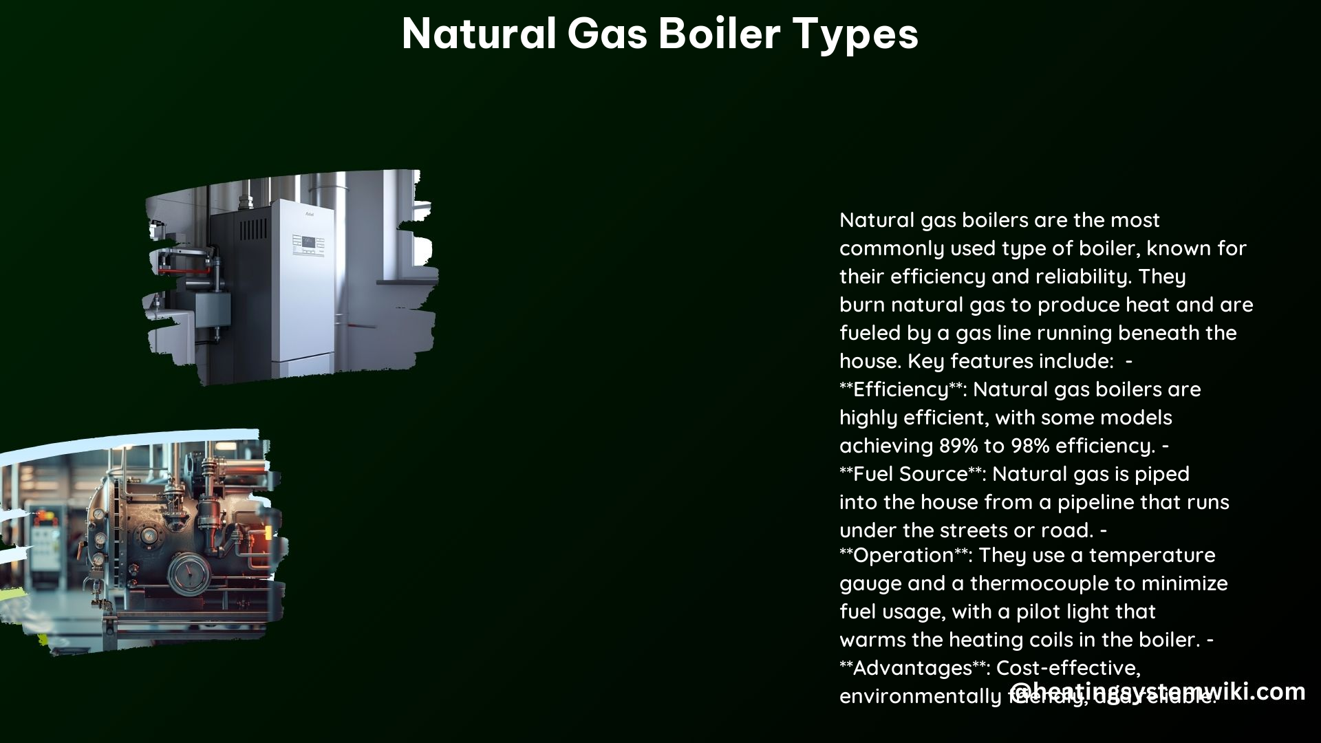 Natural Gas Boiler Types