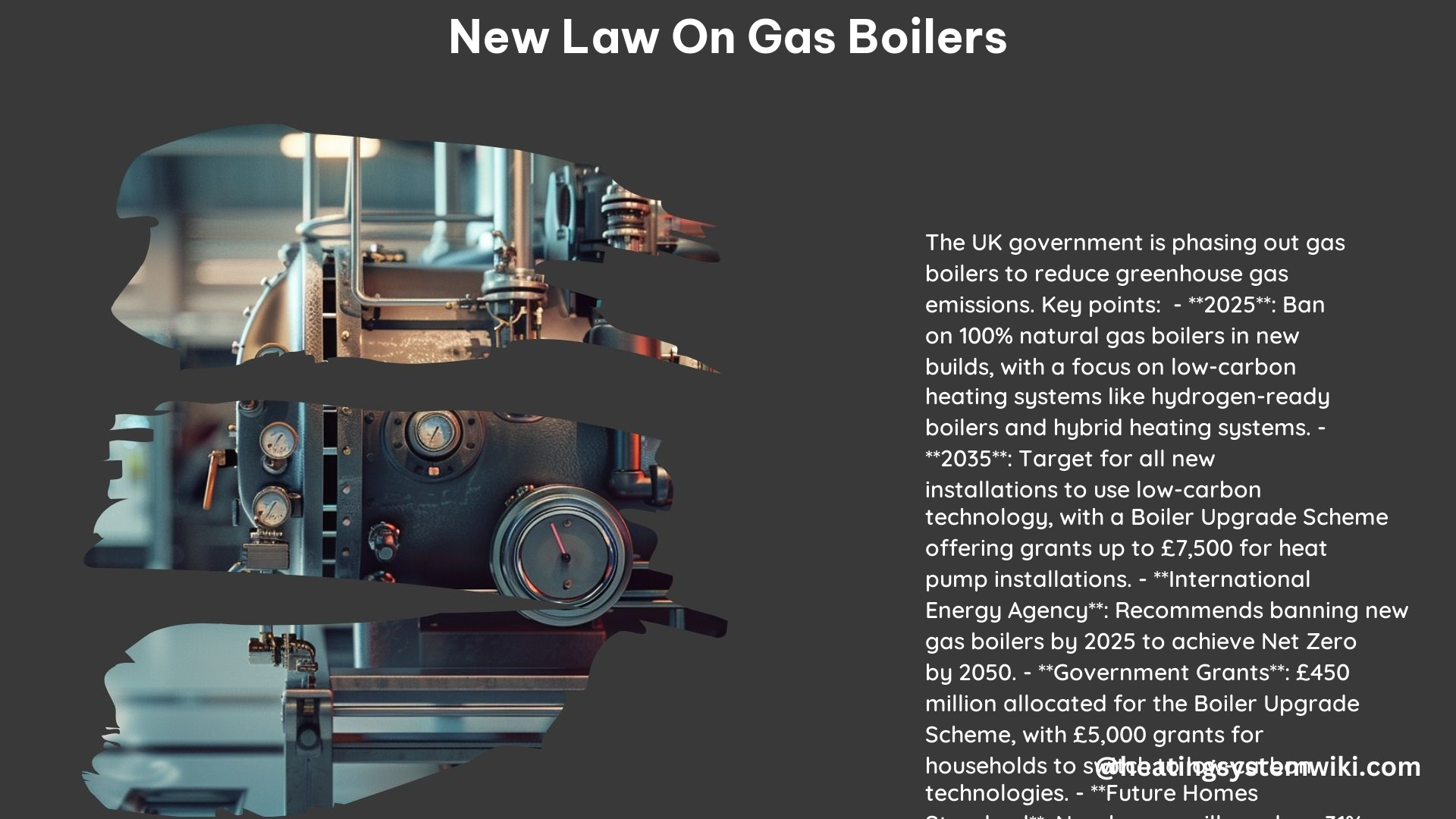 New Law on Gas Boilers