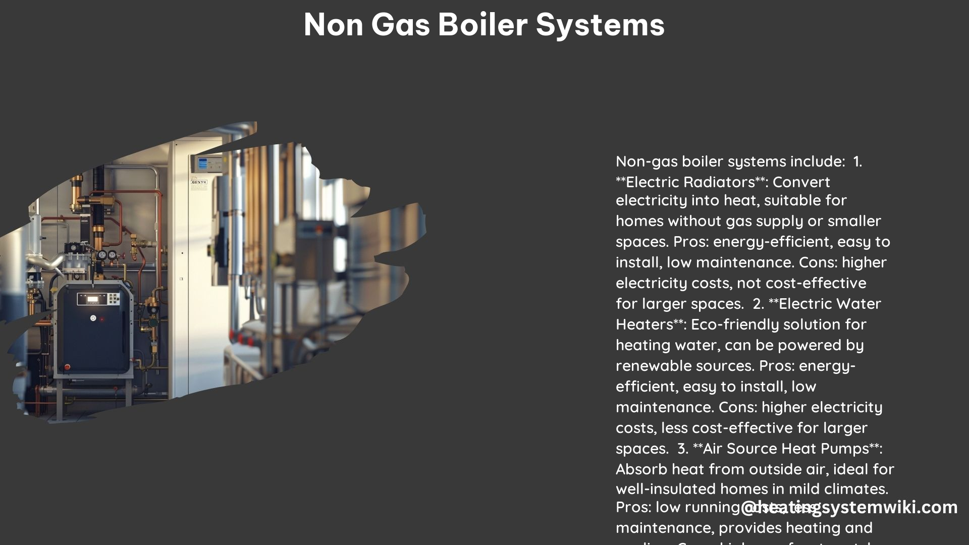 Non Gas Boiler Systems