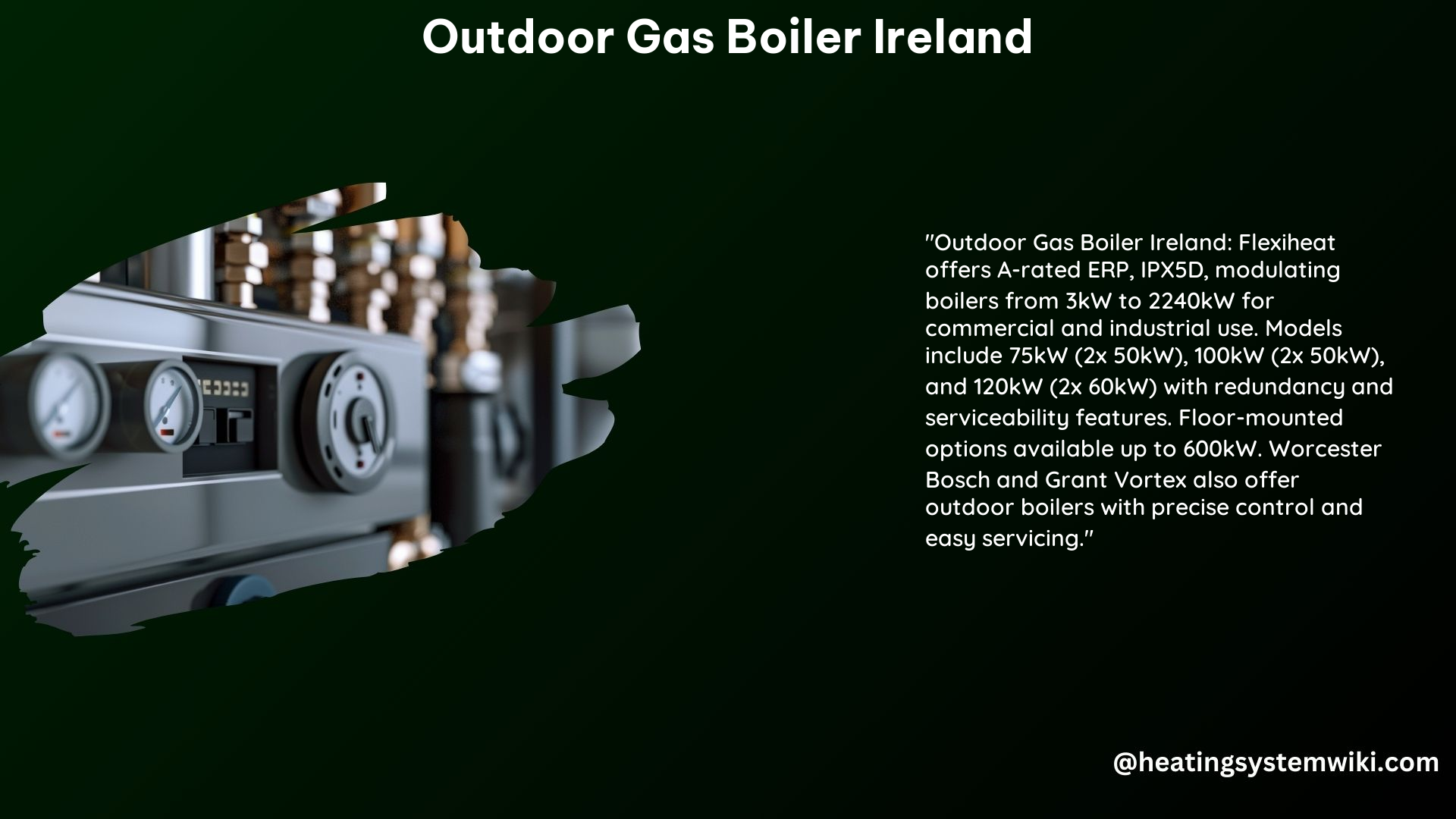 Outdoor Gas Boiler Ireland