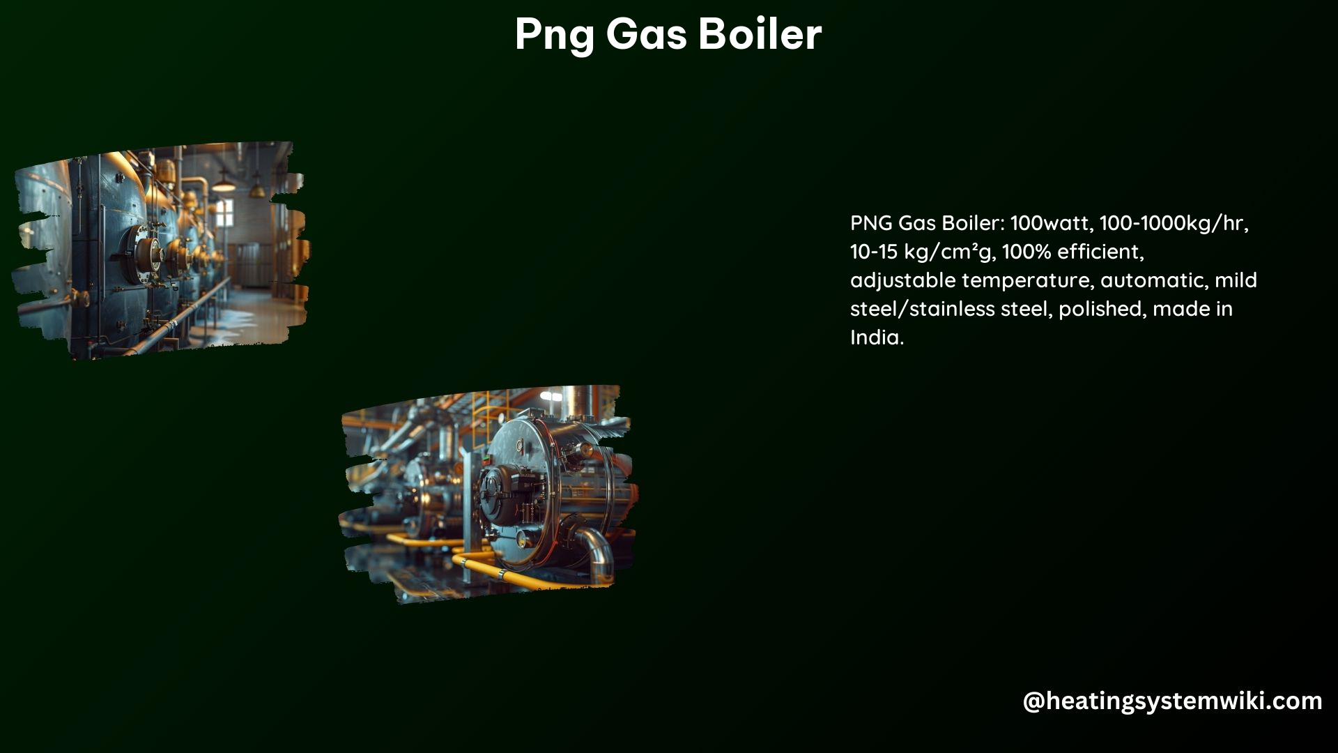 PNG Gas Boiler