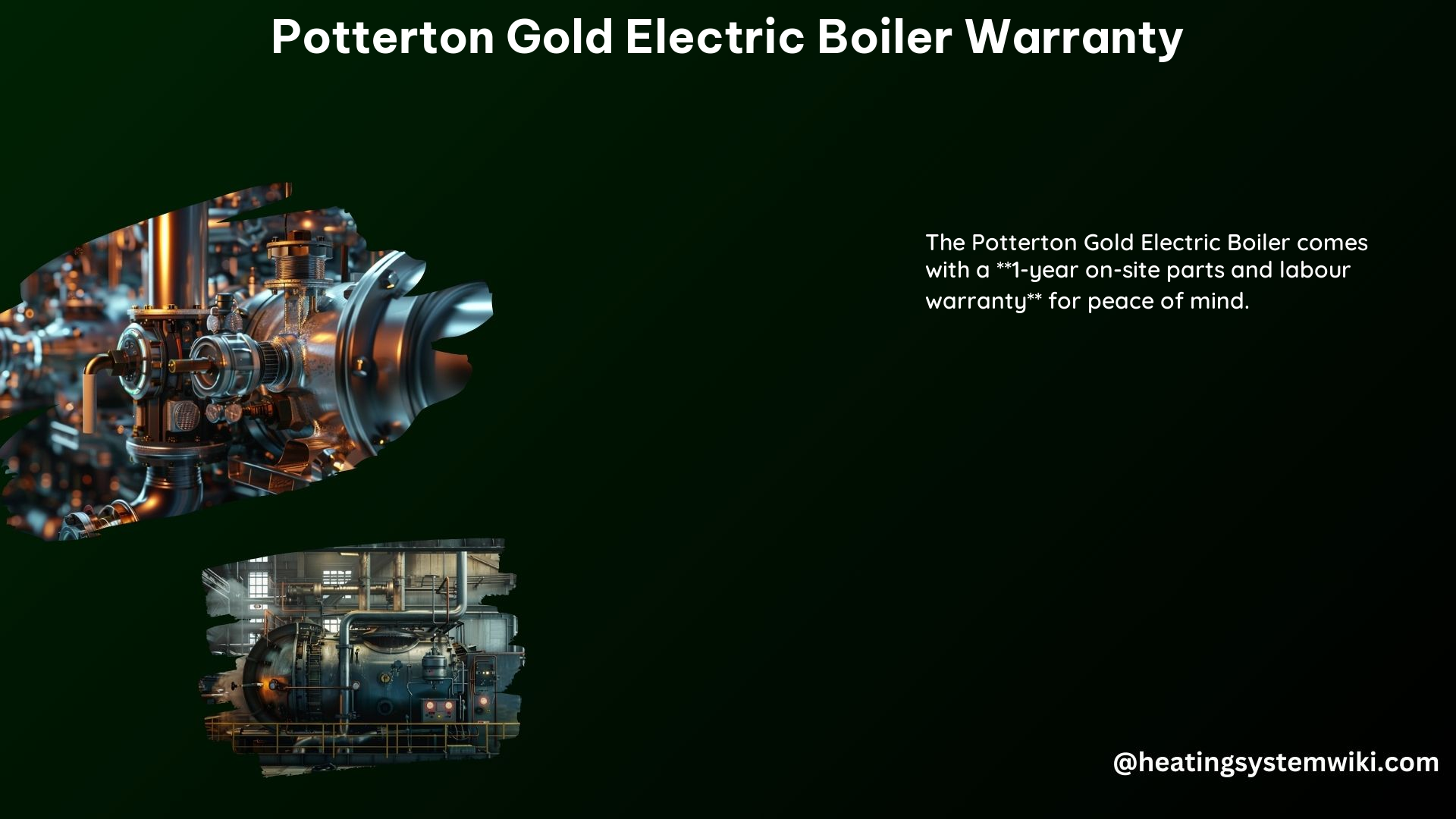 Potterton Gold Electric Boiler Warranty