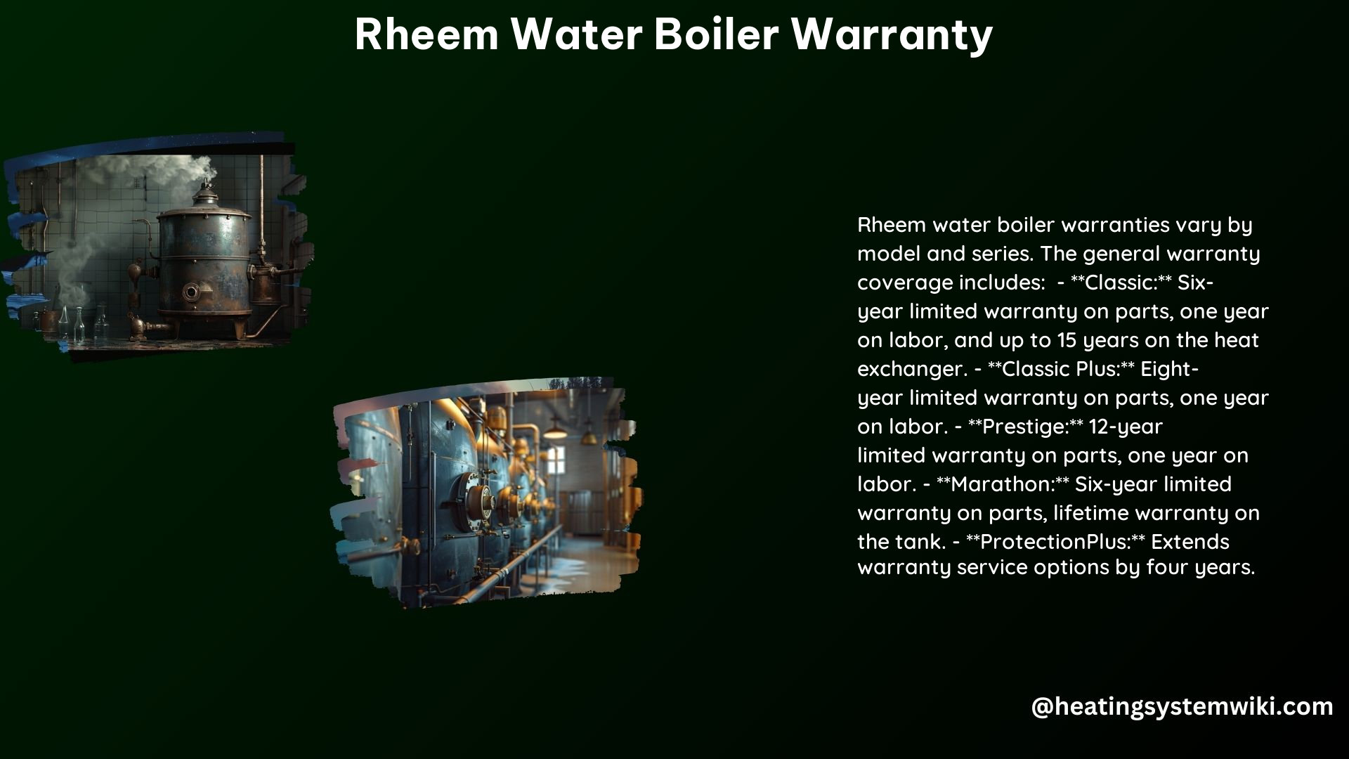 Rheem Water Boiler Warranty