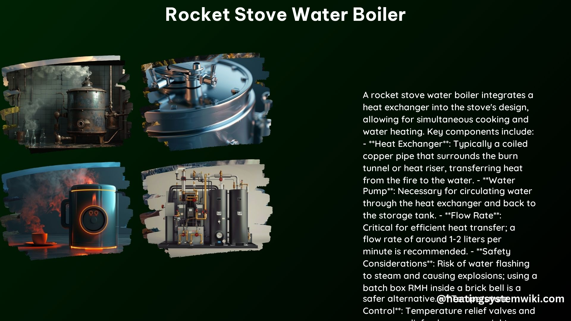 Rocket Stove Water Boiler