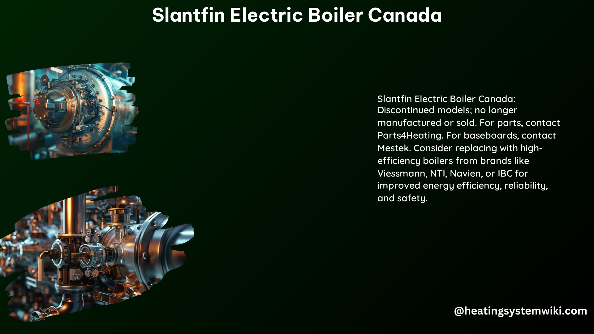 Slantfin Electric Boiler Canada