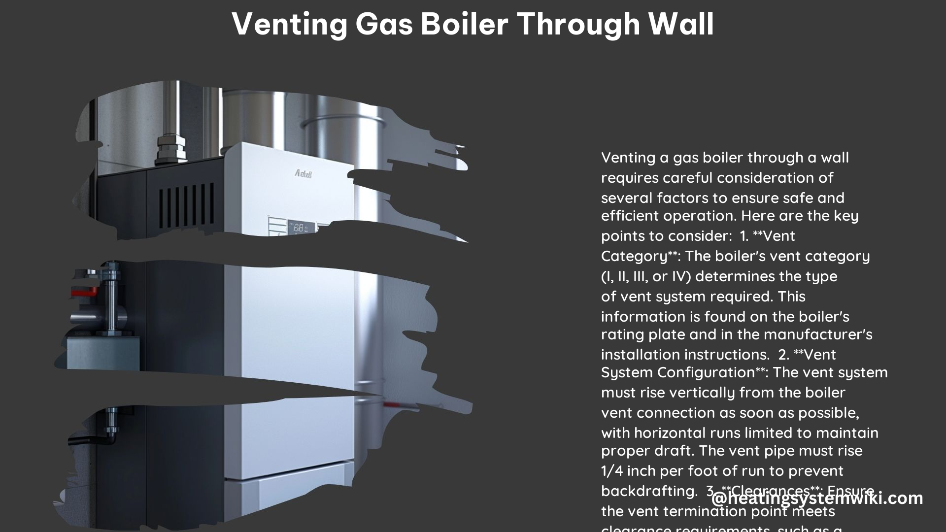 Venting Gas Boiler Through Wall