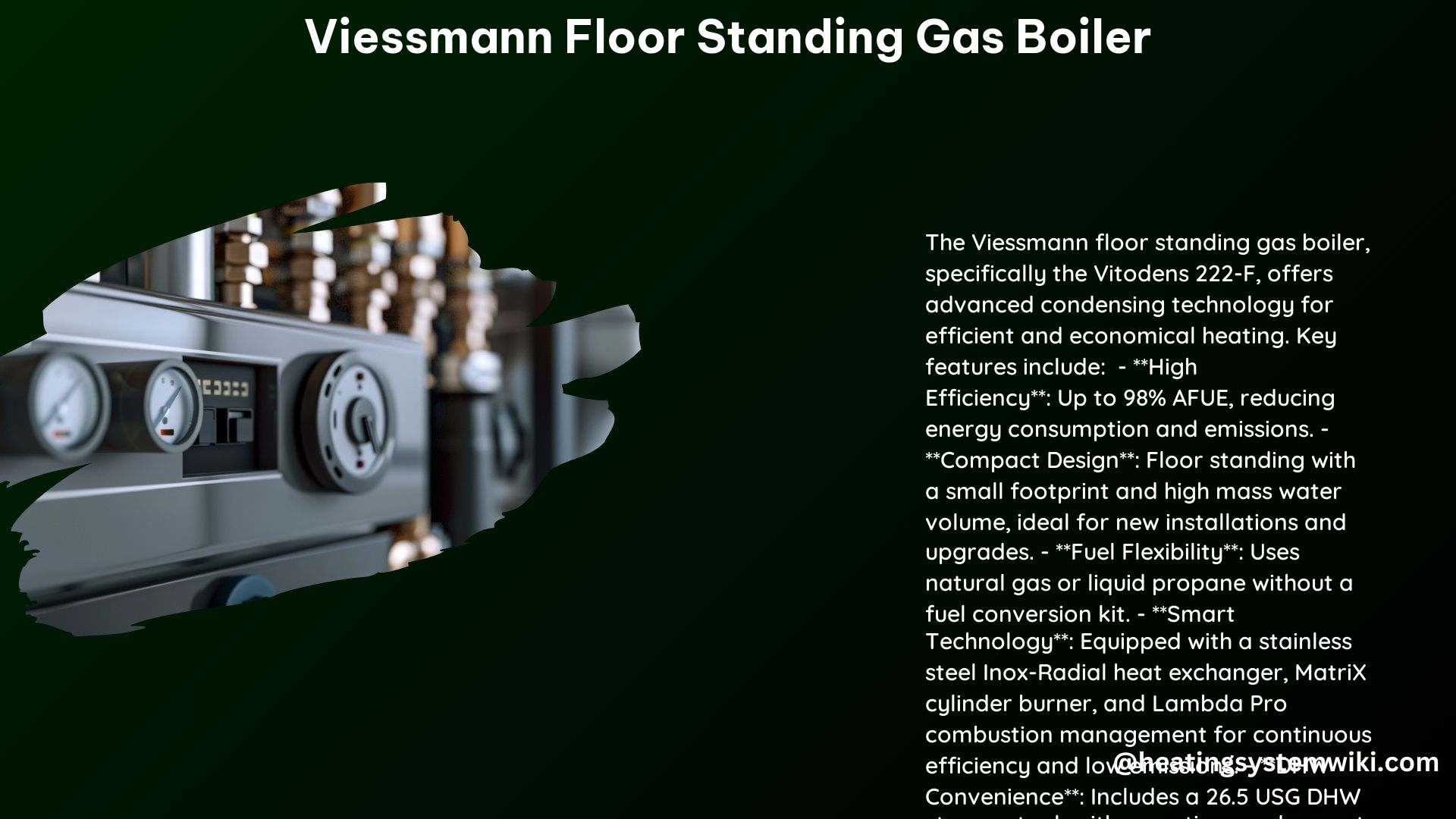 Viessmann Floor Standing Gas Boiler