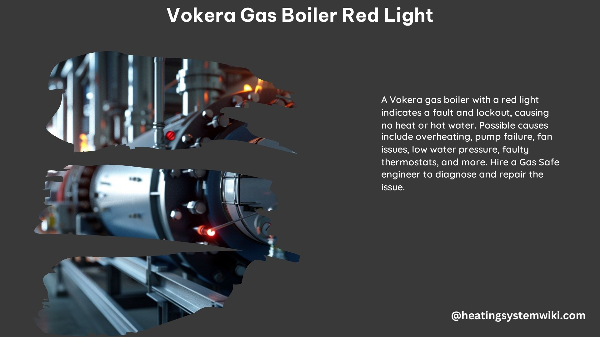 Vokera Gas Boiler Red Light