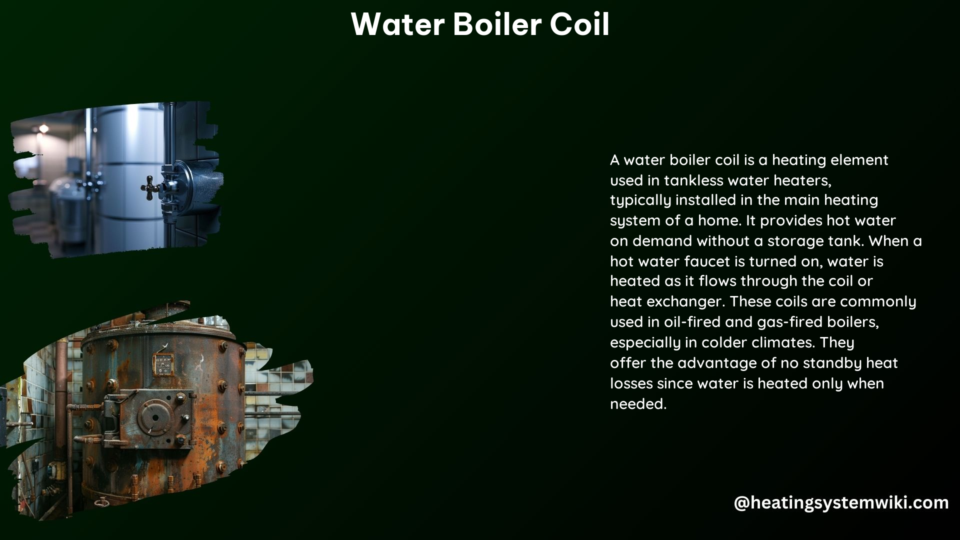 Water Boiler Coil