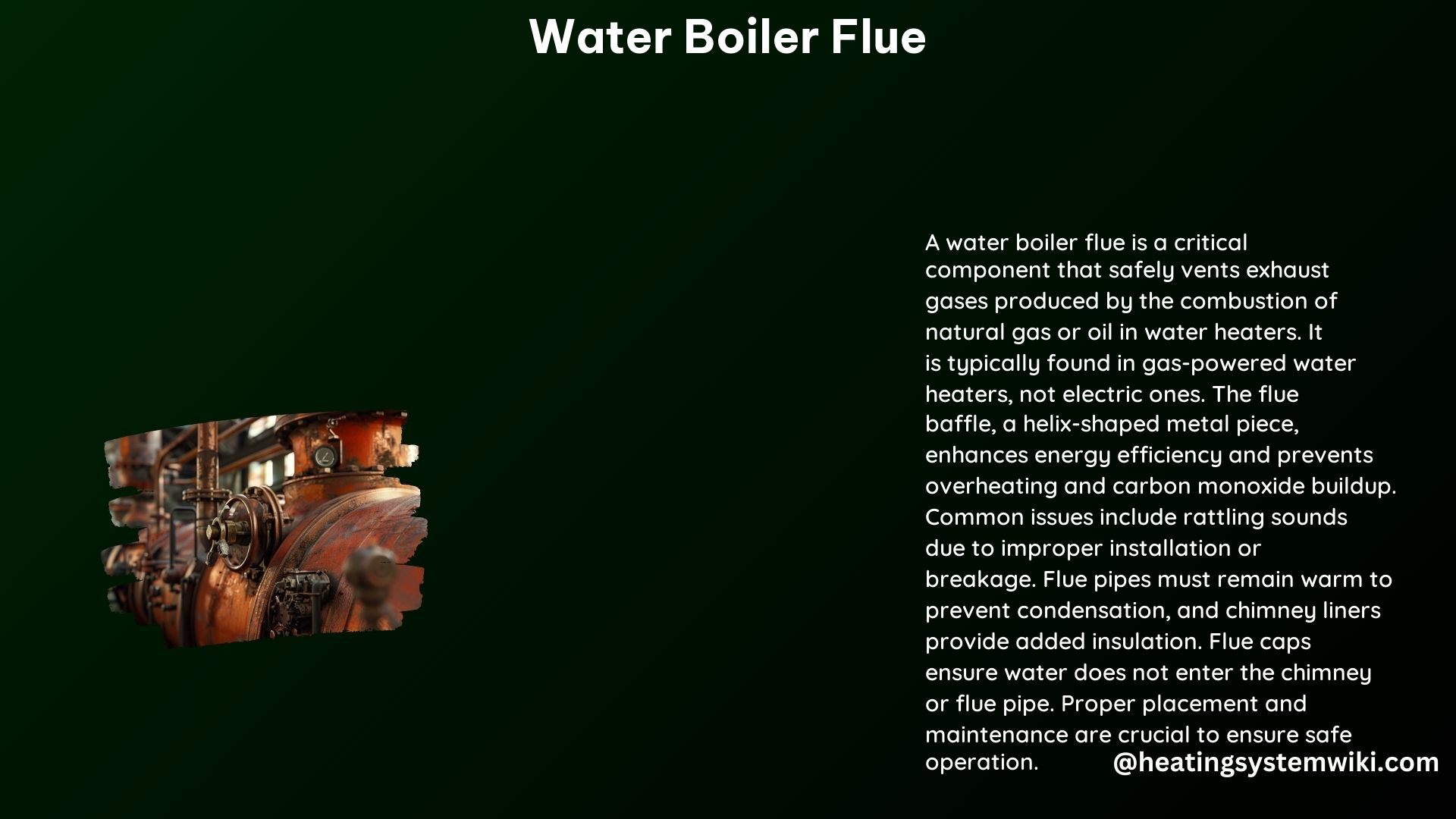 Water Boiler Flue