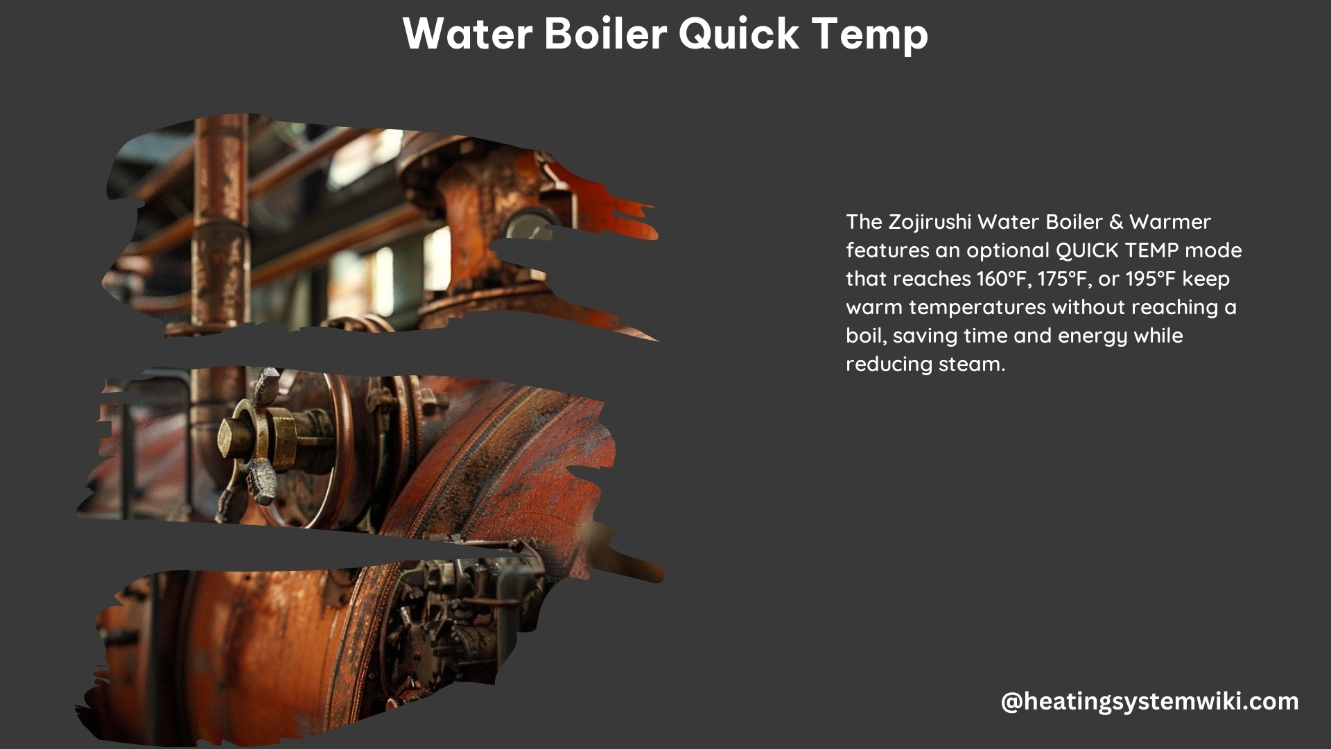 Water Boiler Quick Temp