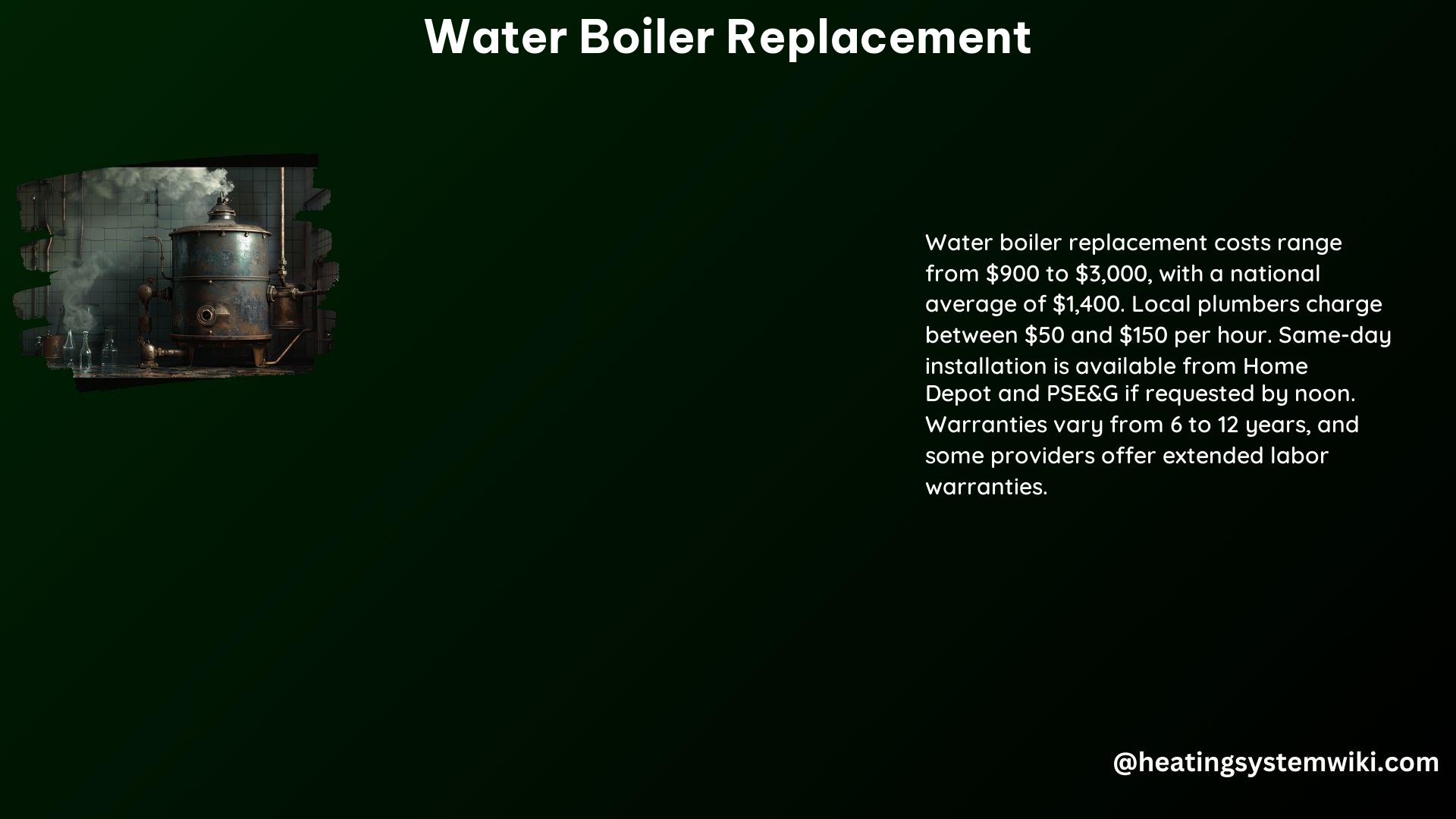 Water Boiler Replacement