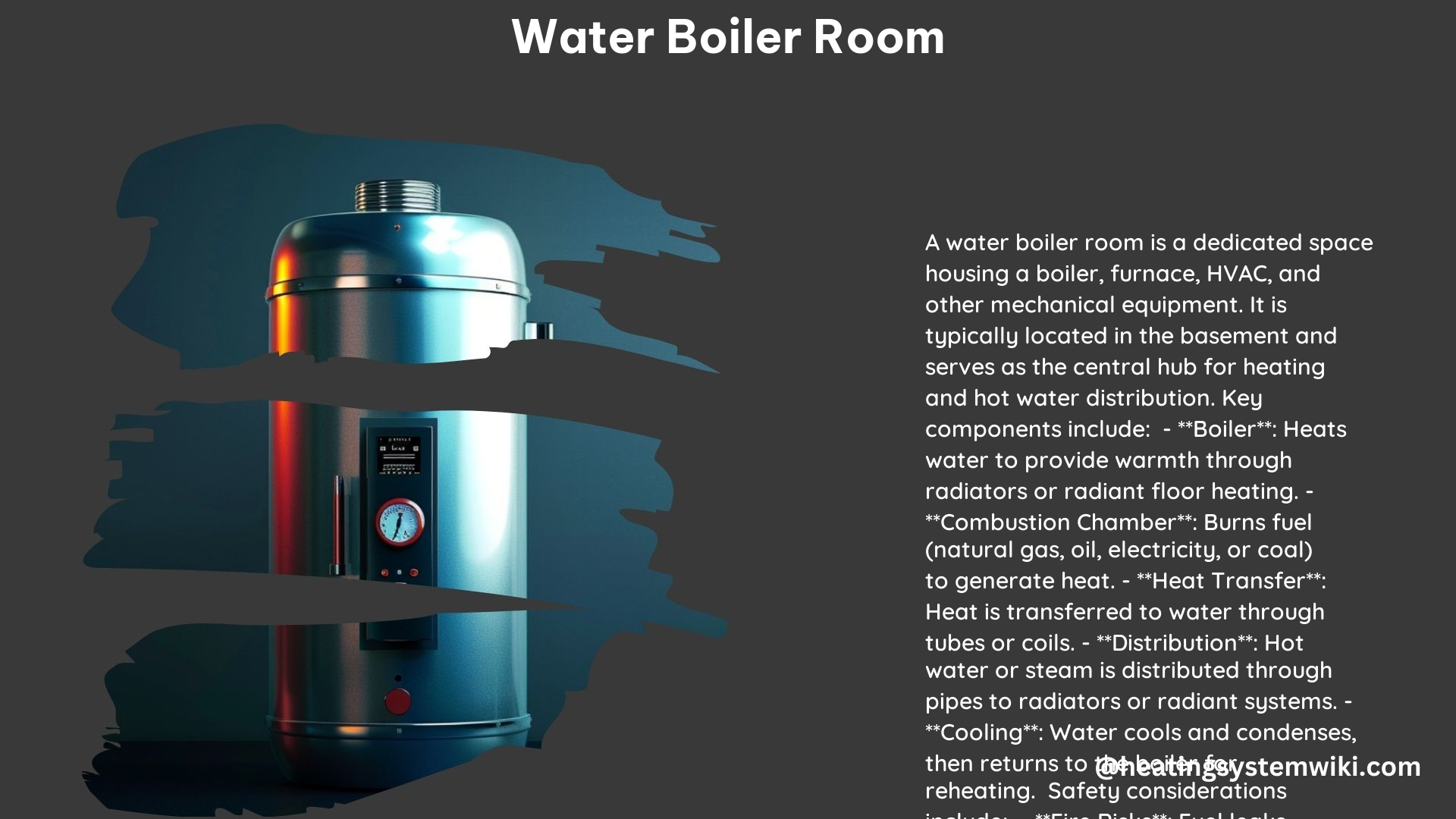 Water Boiler Room