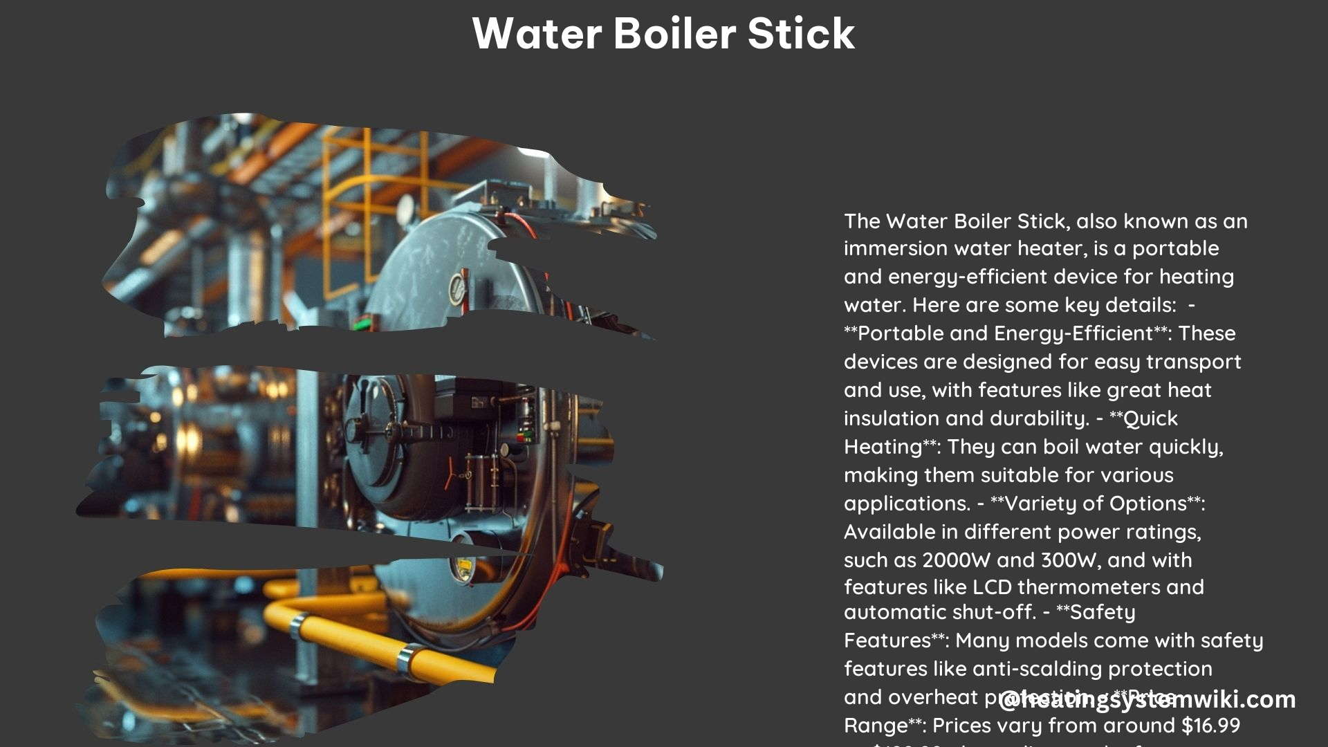 Water Boiler Stick