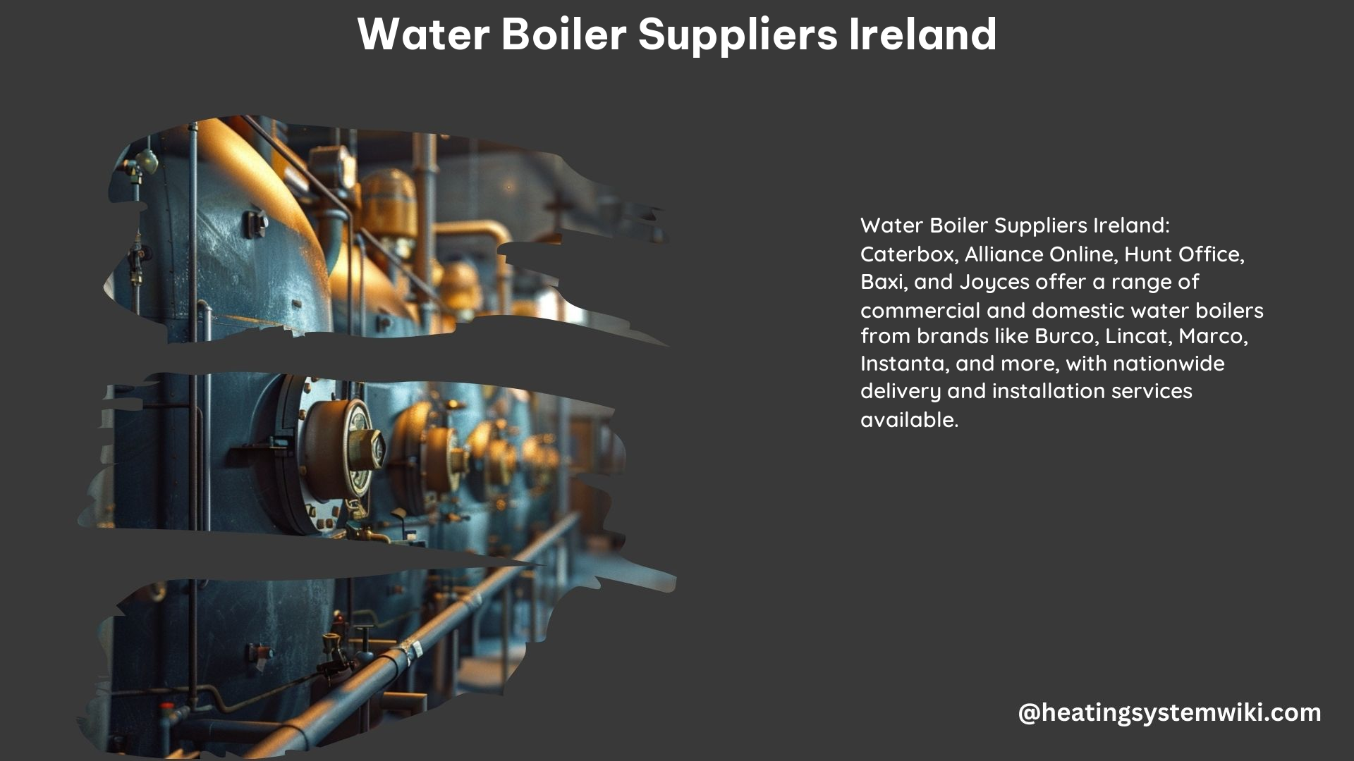 Water Boiler Suppliers Ireland