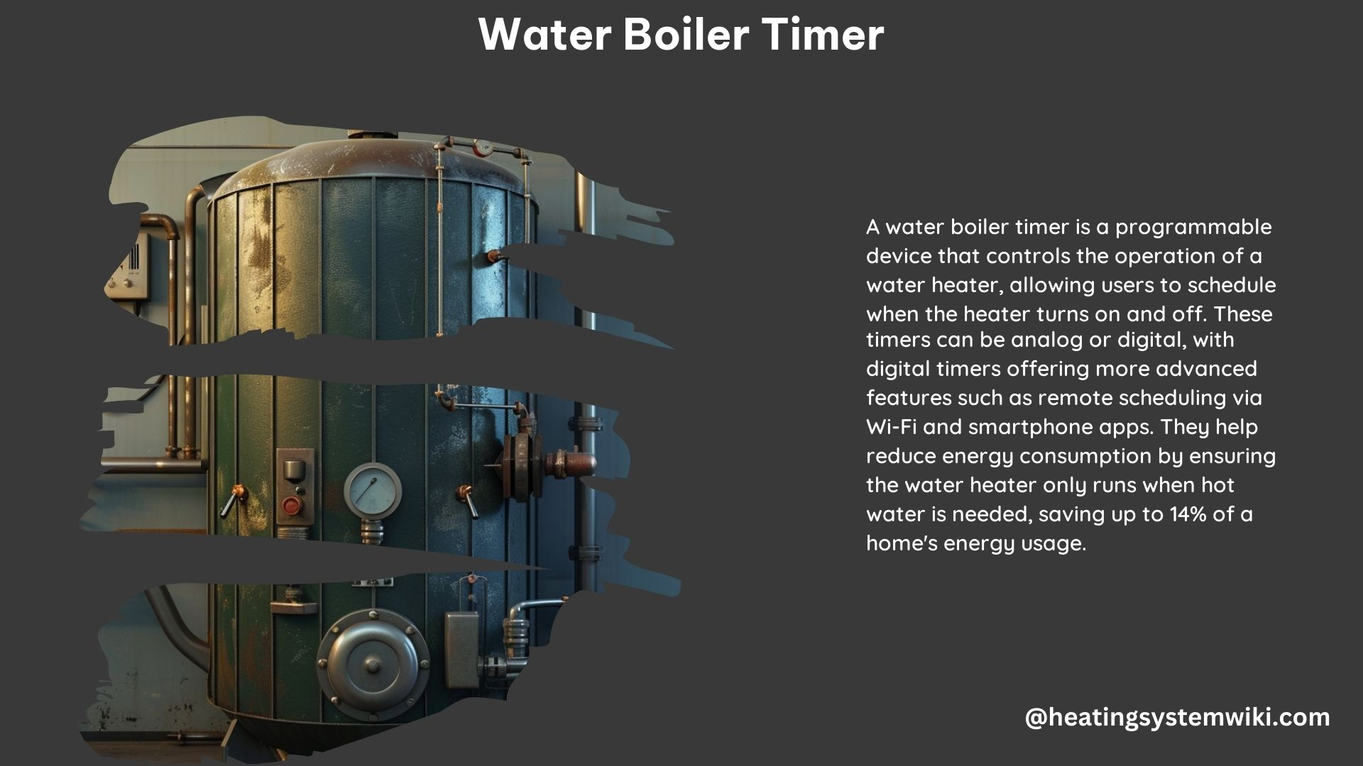 Water Boiler Timer