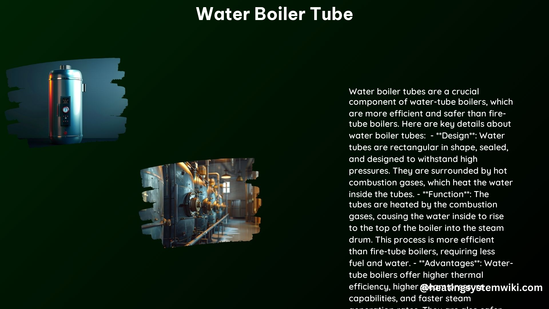 Water Boiler Tube