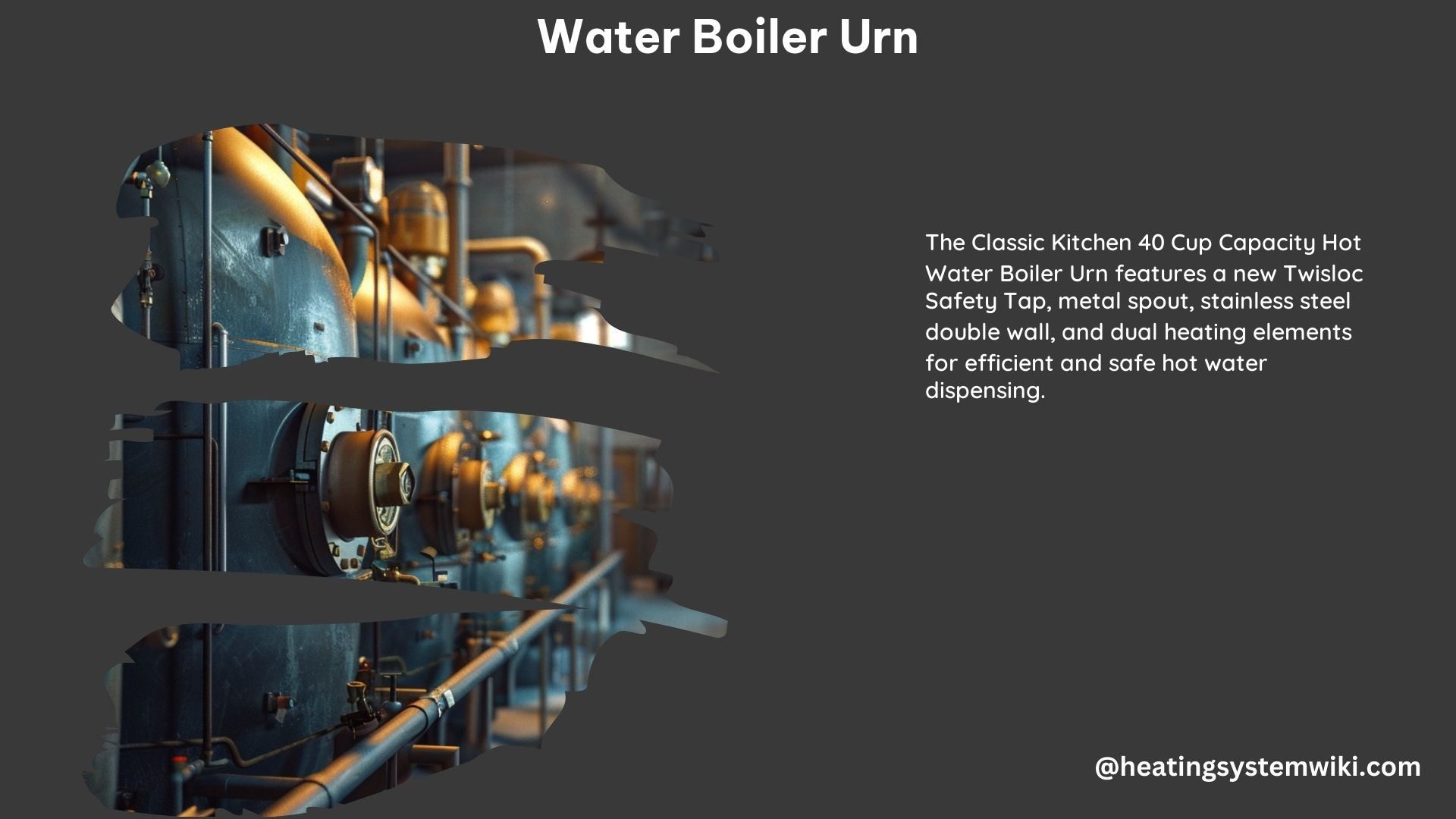 Water Boiler Urn