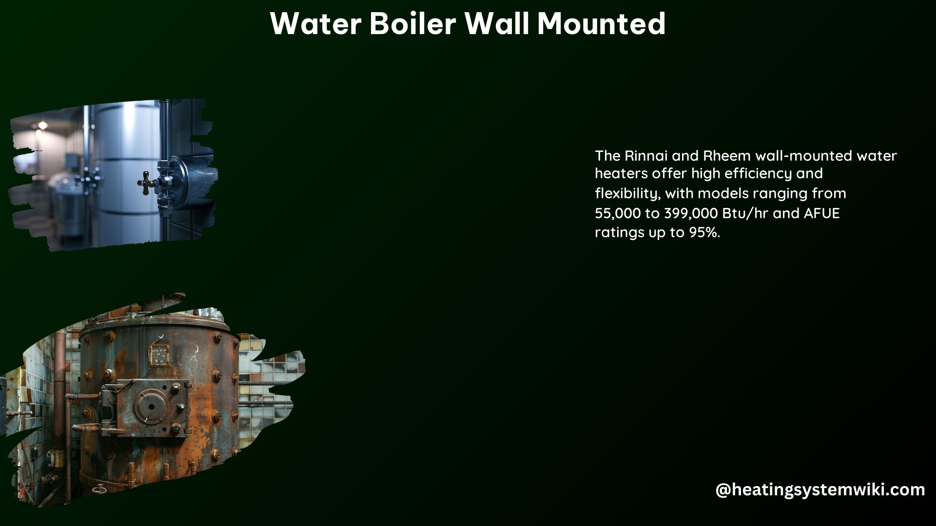 Water Boiler Wall Mounted