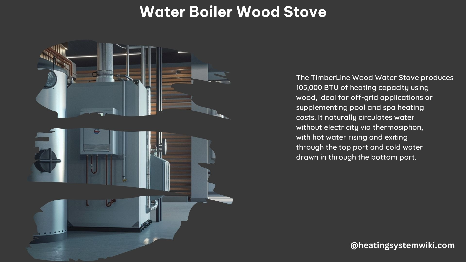 Water Boiler Wood Stove