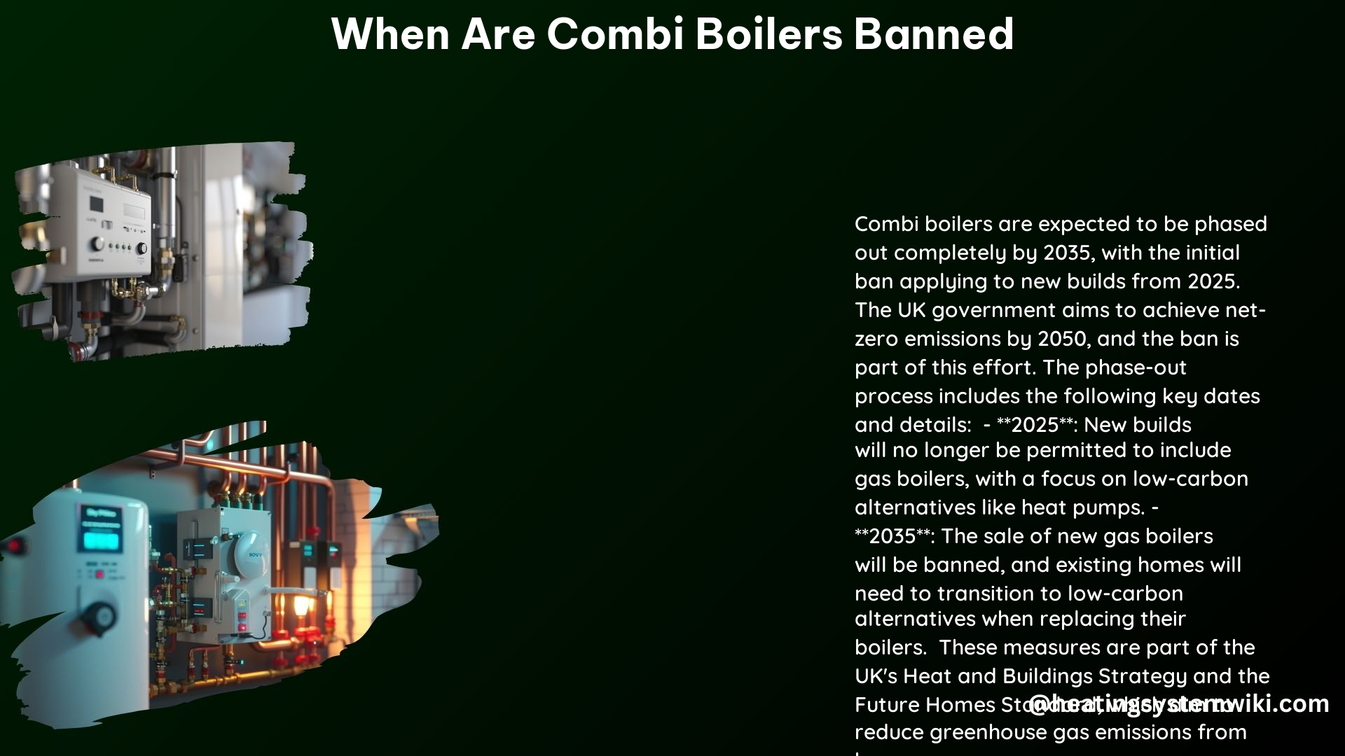 When Are Combi Boilers Banned