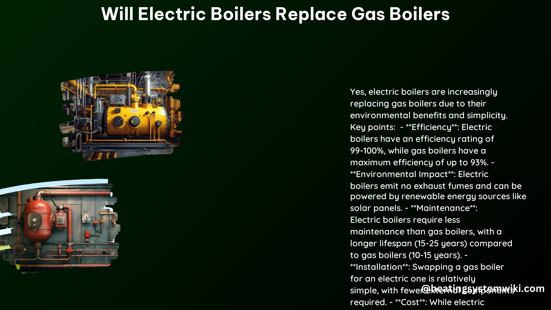 Will Electric Boilers Replace Gas Boilers