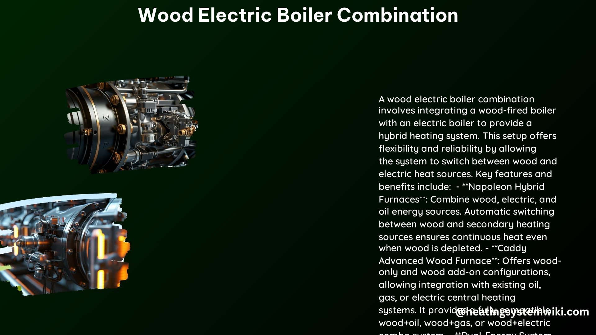 Wood Electric Boiler Combination